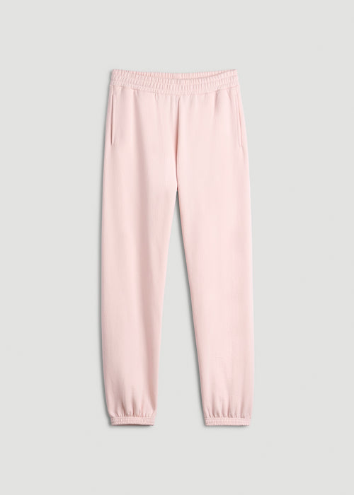 Wearever Fleece Relaxed Sweatpants for Tall Women in Barely Pink