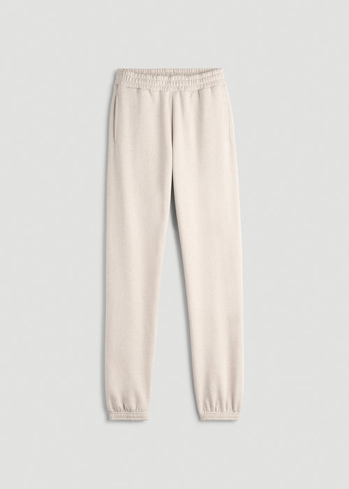 Wearever Fleece Relaxed Sweatpants for Tall Women in Oatmeal Mix