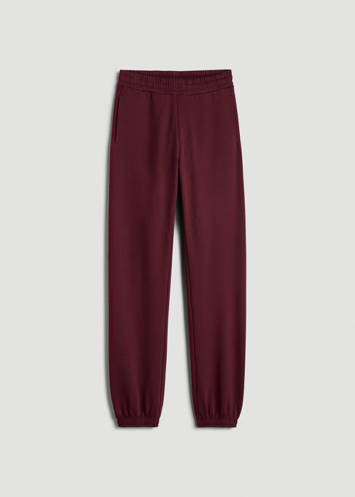 Wearever Fleece Relaxed Sweatpants for Tall Women in Tawny Port