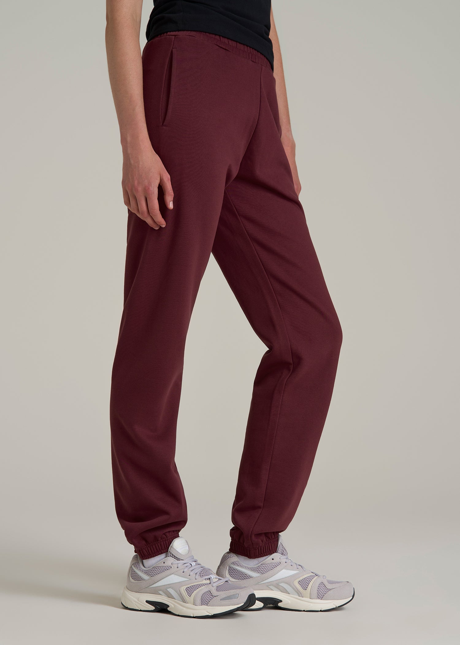 Wearever Fleece Relaxed Sweatpants for Tall Women in Tawny Port