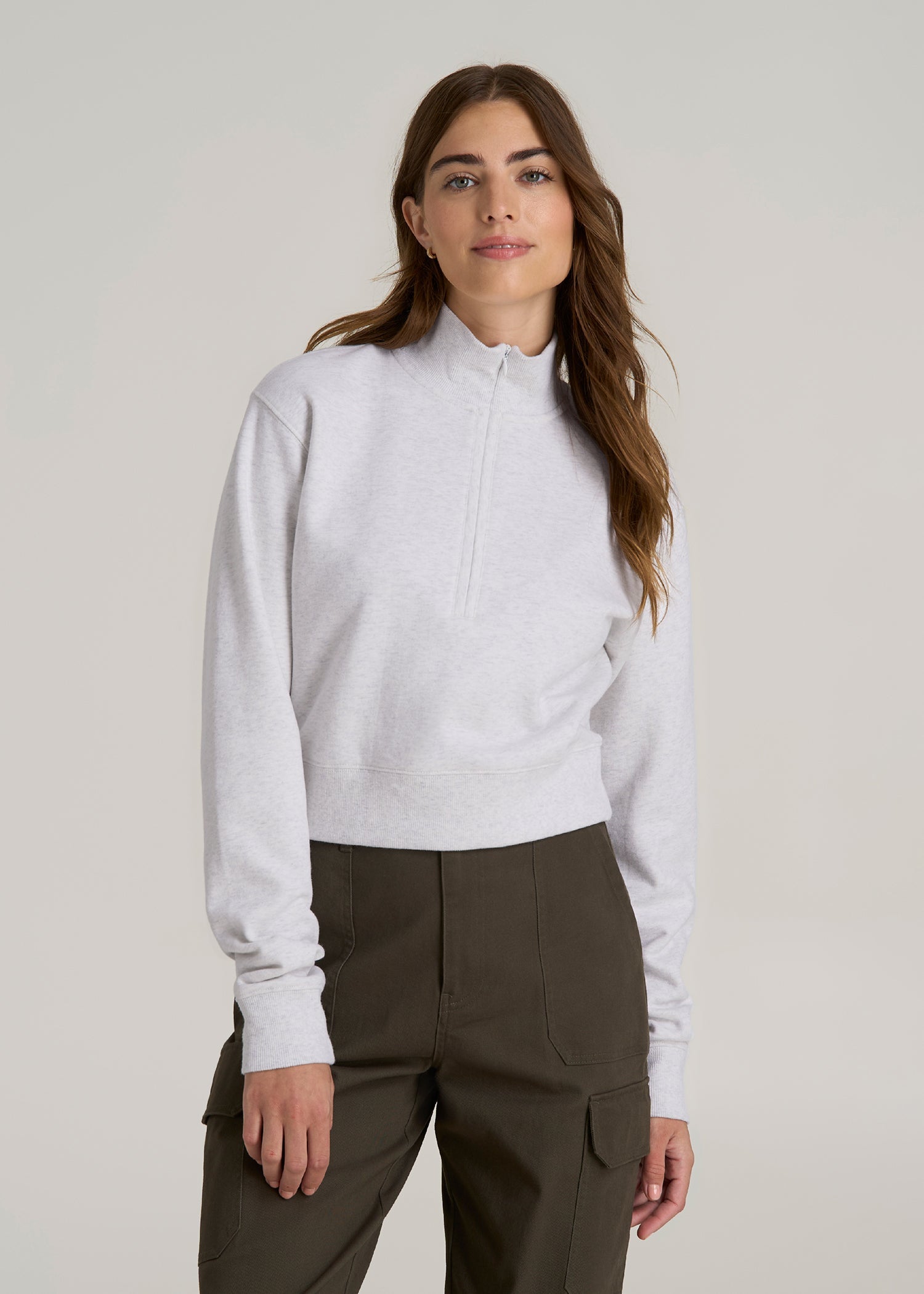 Wearever 2.0 Half-Zip Cropped Sweatshirt for Tall Women