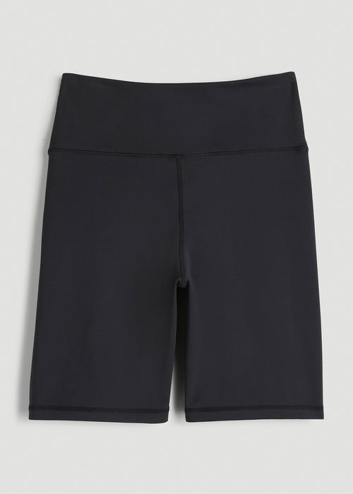 Balance Bike Shorts for Tall Women in Black