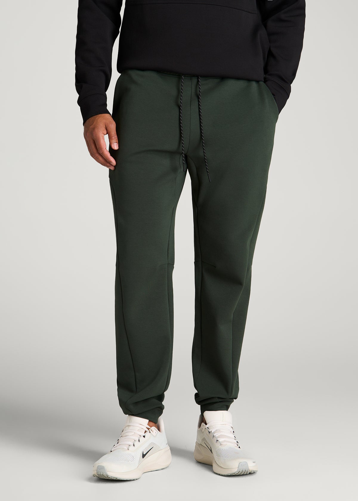 Tech Motion Fleece Joggers for Tall Men in Boreal Forest