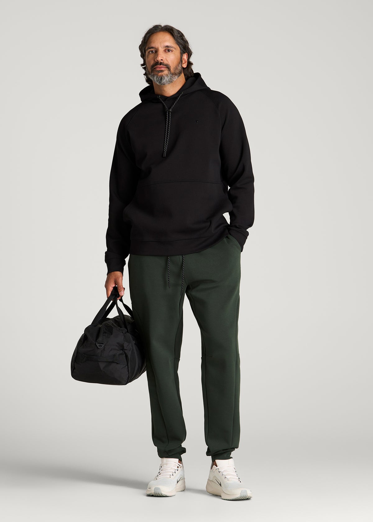 Tech Motion Fleece Joggers for Tall Men in Boreal Forest