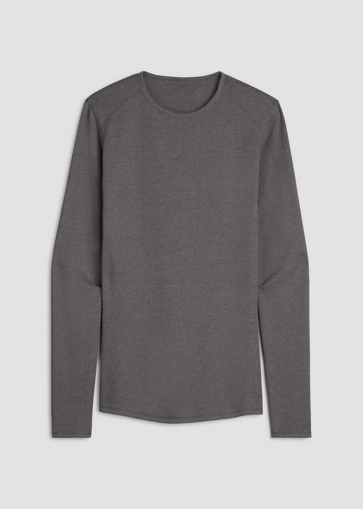 Thermal Undershirt for Tall Men in Dark Ash Mix