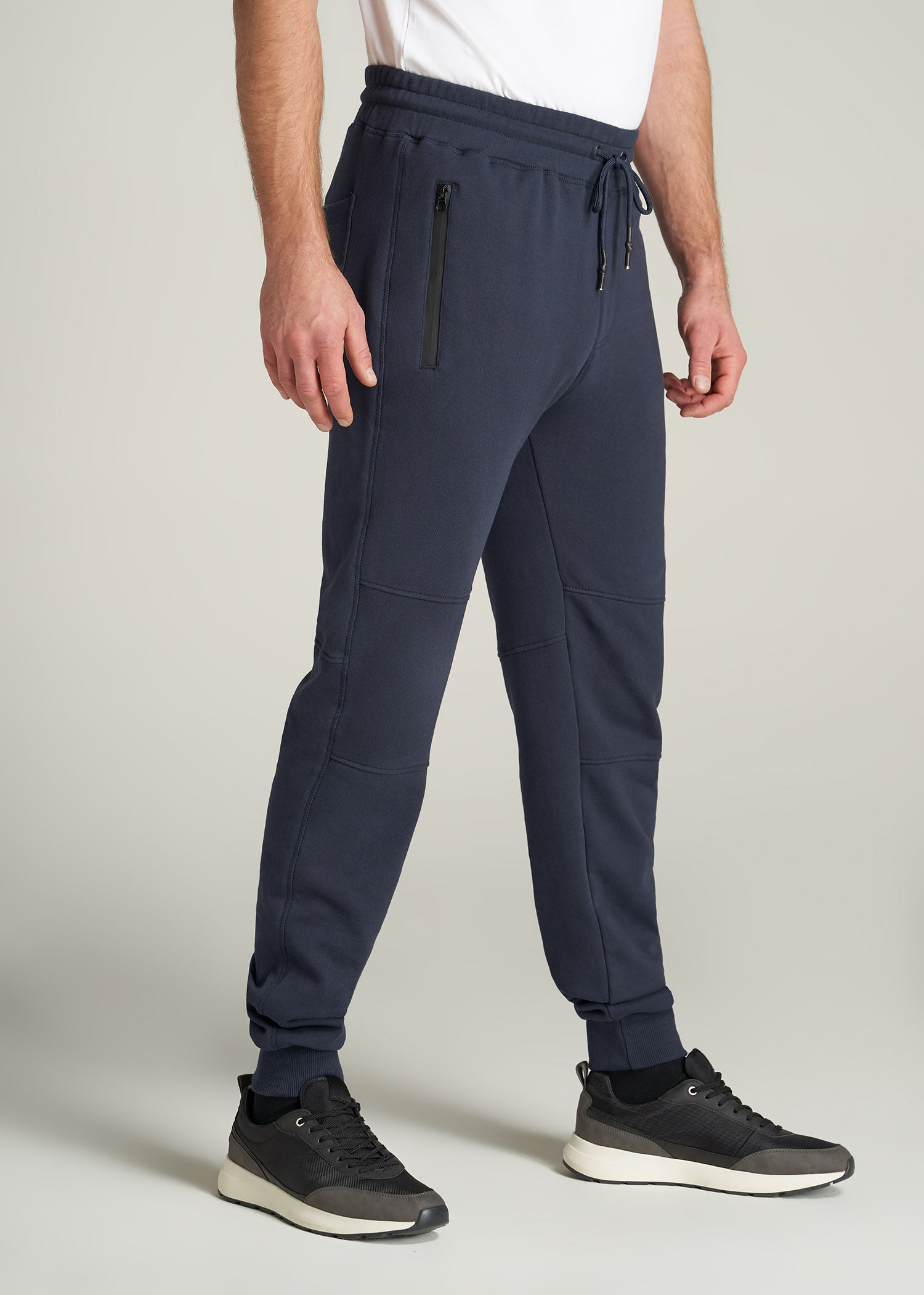 American-Tall-Men-80-20-FrenchTerry-Jogger-Navy-side