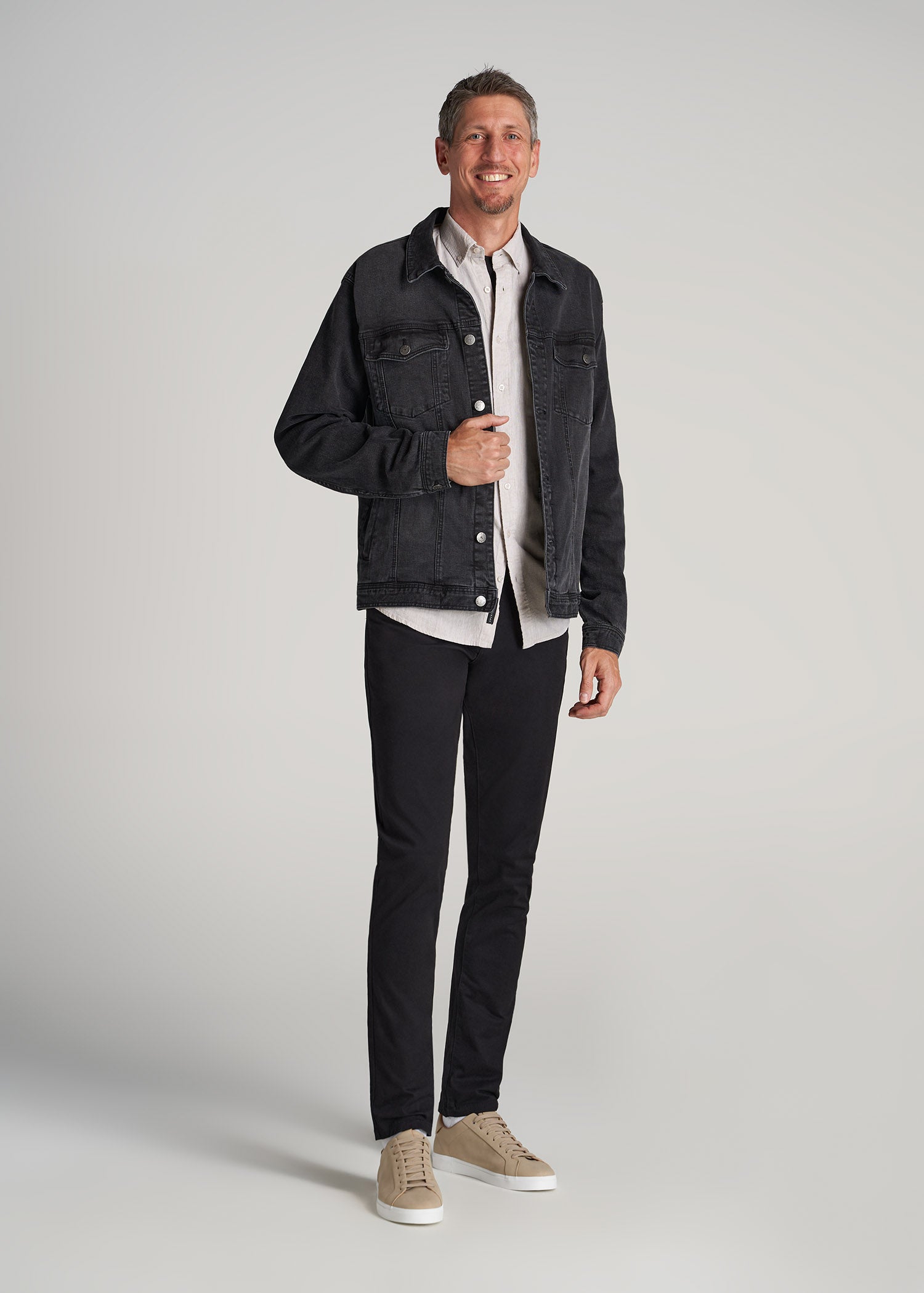 American-Tall-Men-Carman-5-Pocket-Black-full