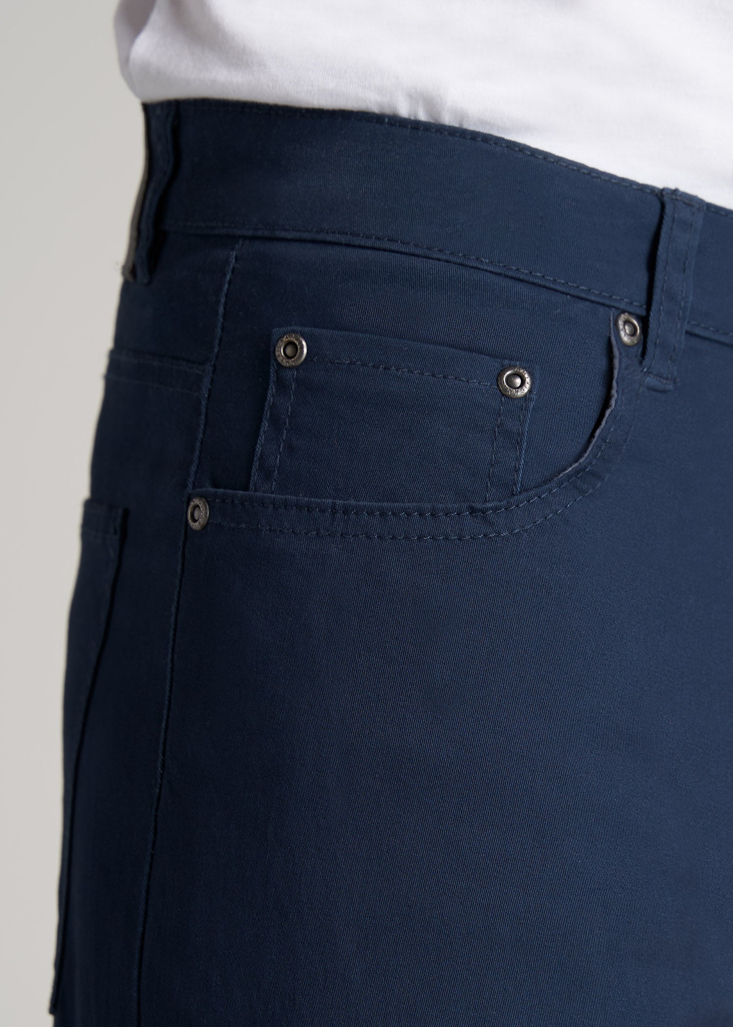 American-Tall-Men-Carman-5-Pocket-Marine-Navy-detail