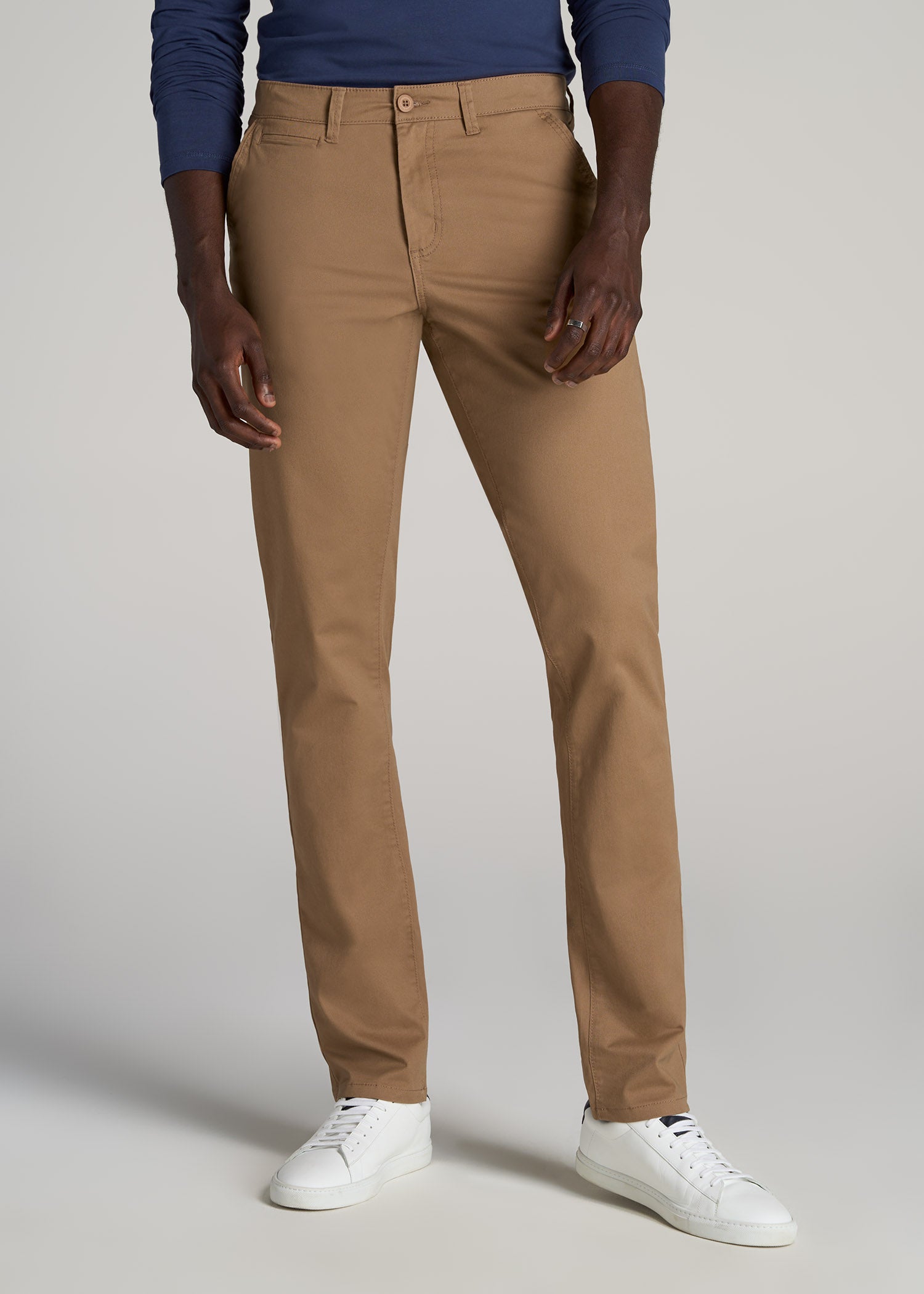 Brown Pantalon Chino Lpb Russet Brown Men's Tall Carman Tapered