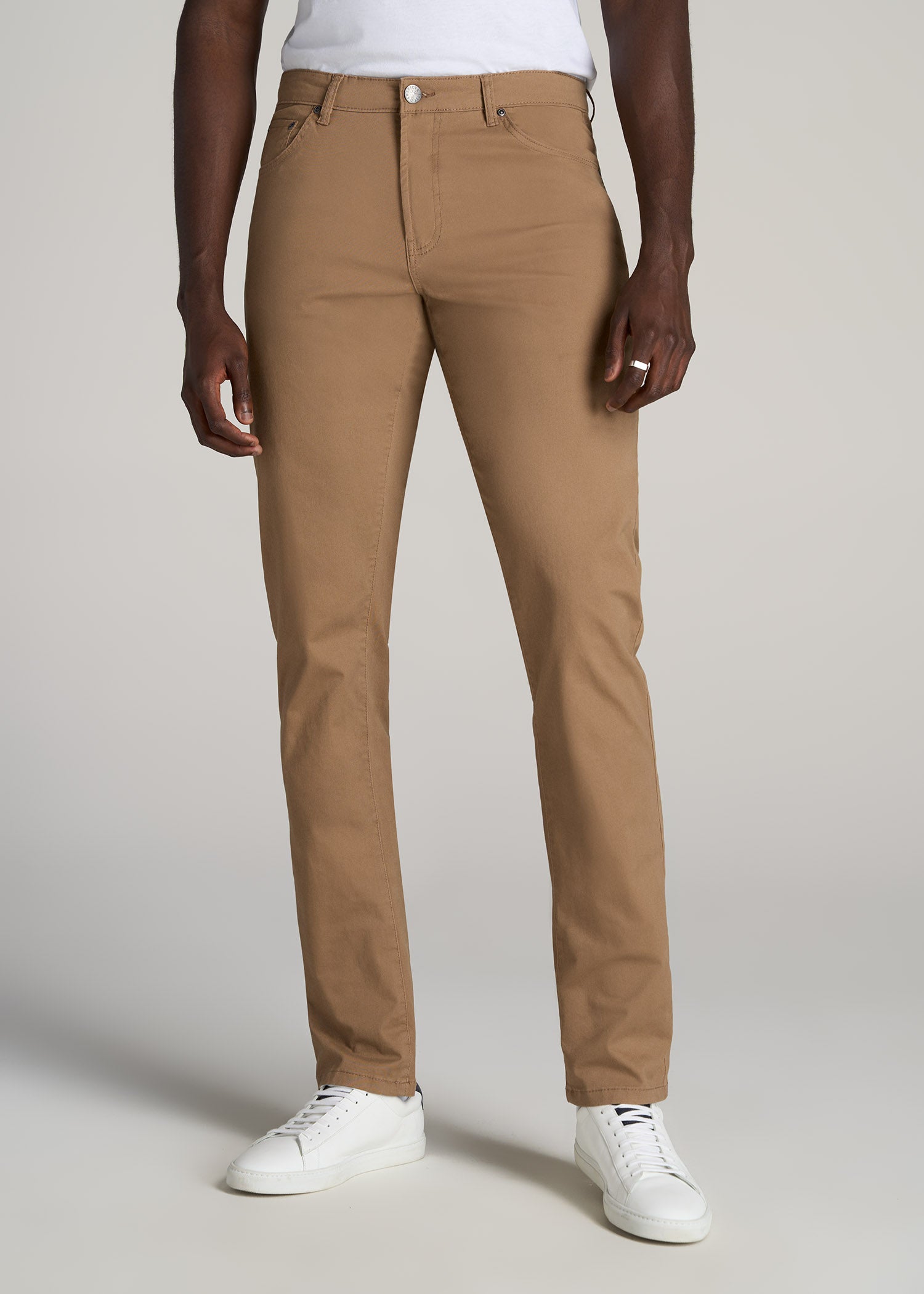 American-Tall-Men-Carman-Five-Pocket-Chino-Russet-Brown-front