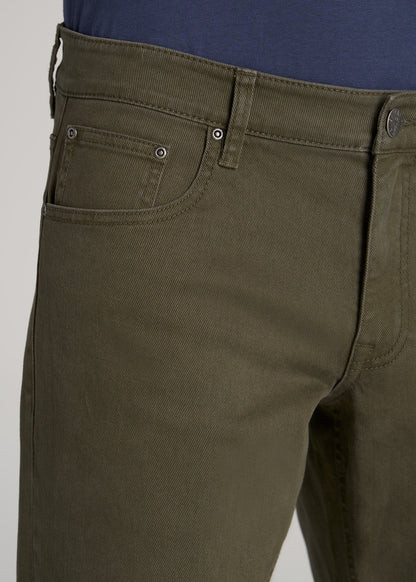       American-Tall-Men-Carman-Tapered-Fit-Jeans-Olive-Green-Wash-pocket
