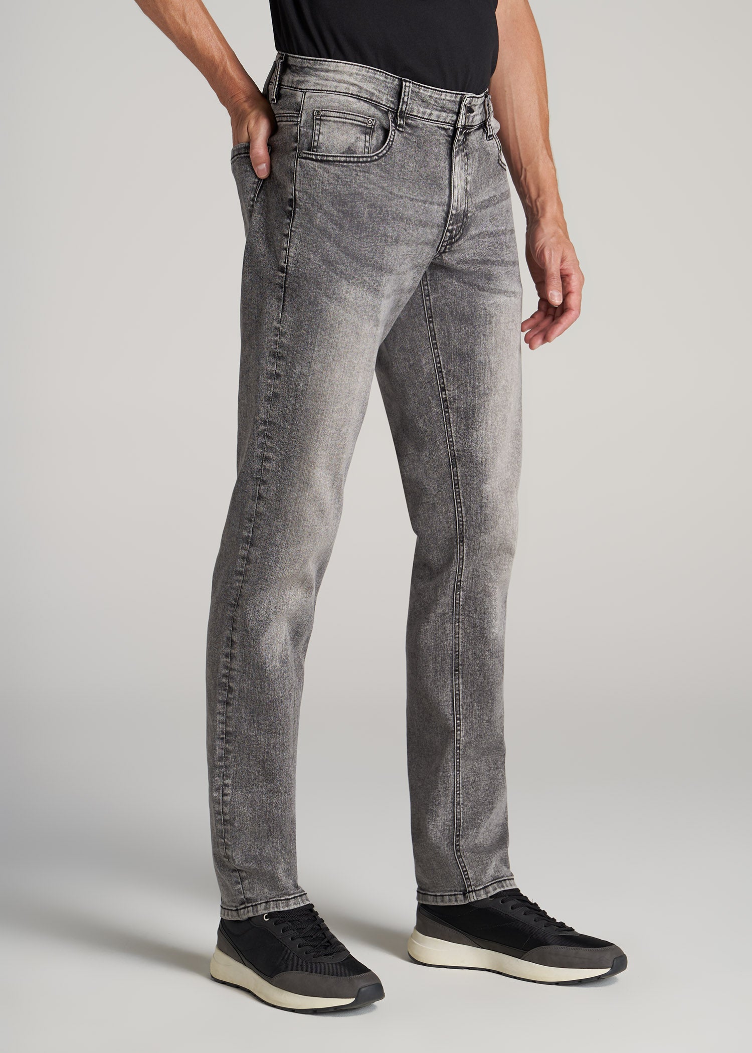 American-Tall-Men-Carman-Tapered-Fit-Jeans-Washed-Faded-Black-side