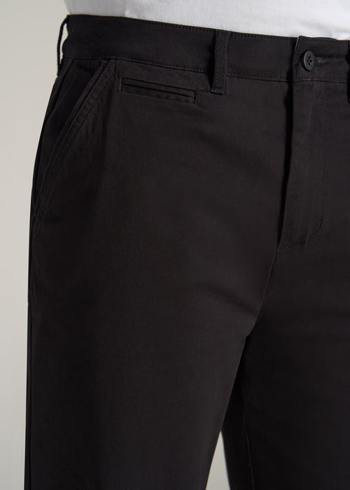 American-Tall-Men-Chino-Shorts-Black-detail