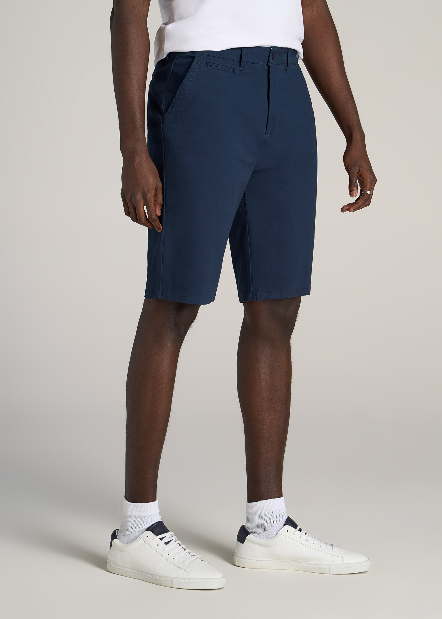 American-Tall-Men-Chino-Shorts-Marine-Navy-side