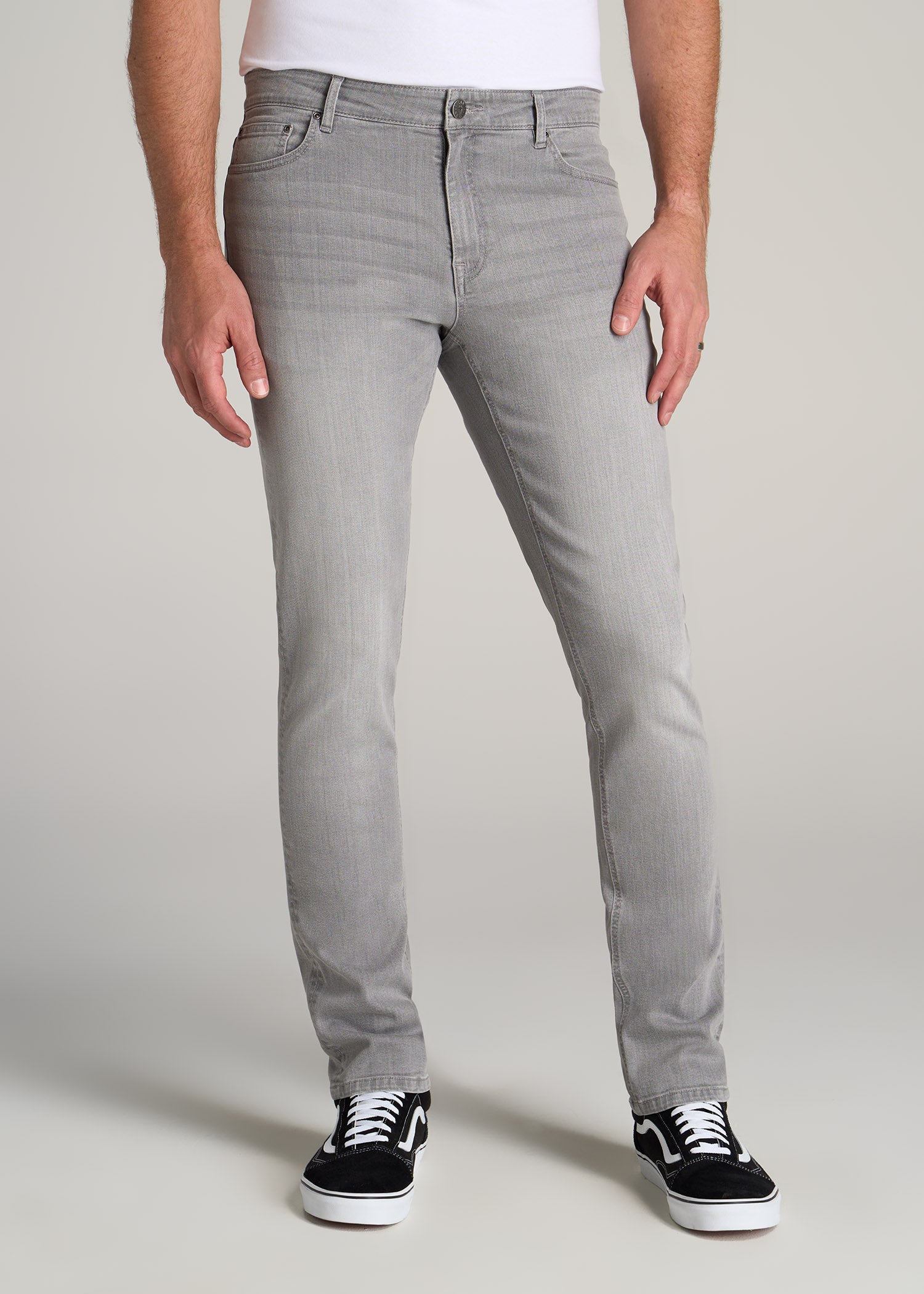 Dylan Slim Fit Jeans Concrete Grey For Tall Men American Tall
