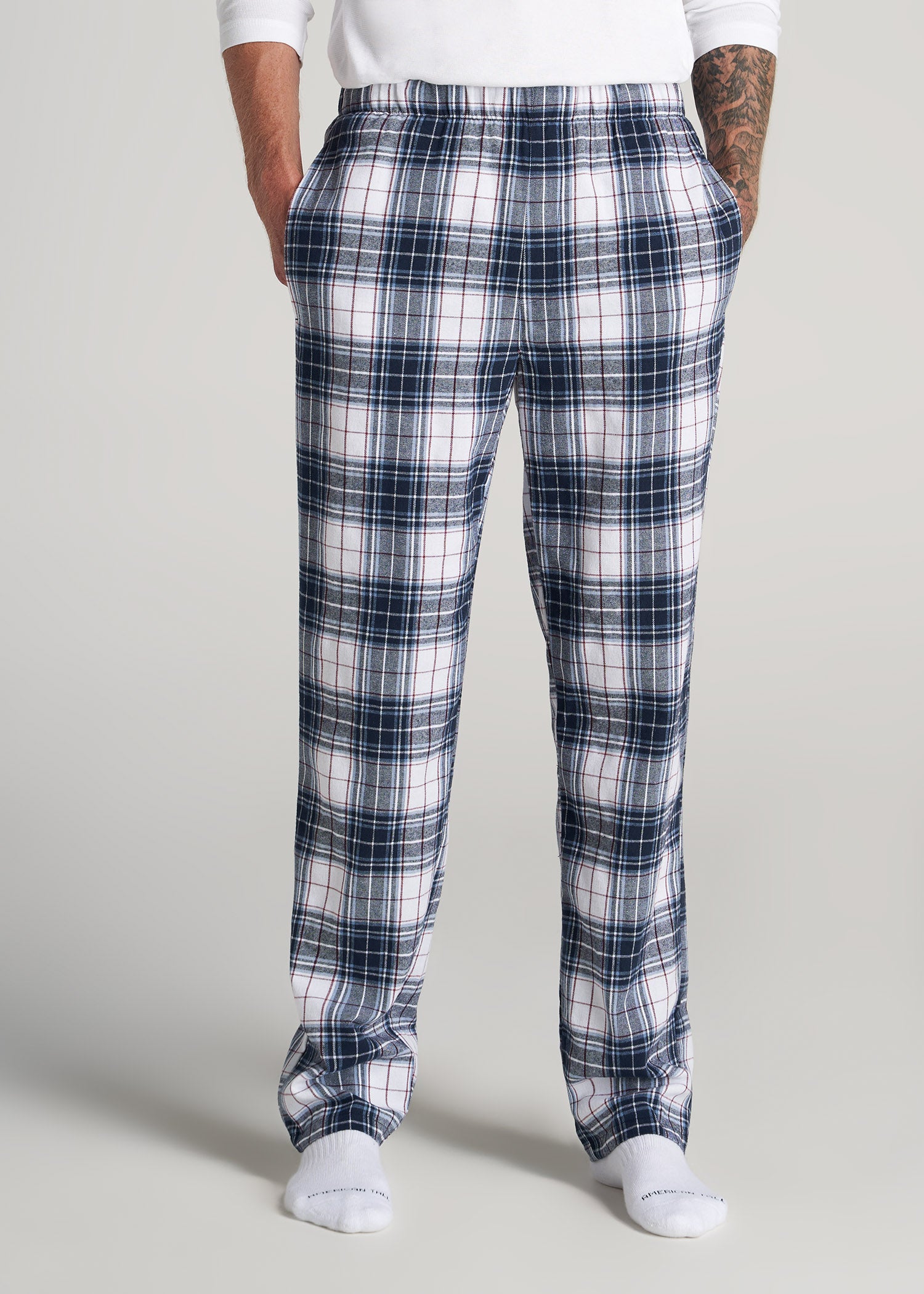 http://americantall.com/cdn/shop/products/American-Tall-Men-Flannel-Pajamas-Dark-Cobalt-Red-Plaid-front.jpg?v=1660924524