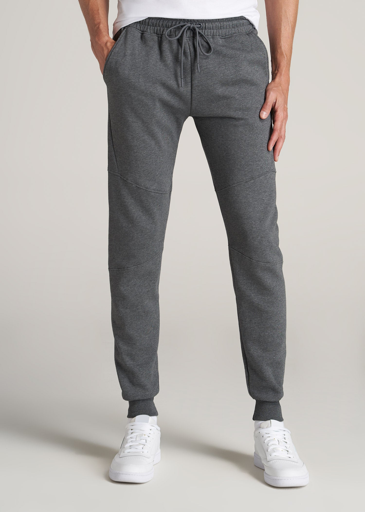 Fleece Joggers Grey Skinny Joggers Mens Men Gym Trackpants Joggers