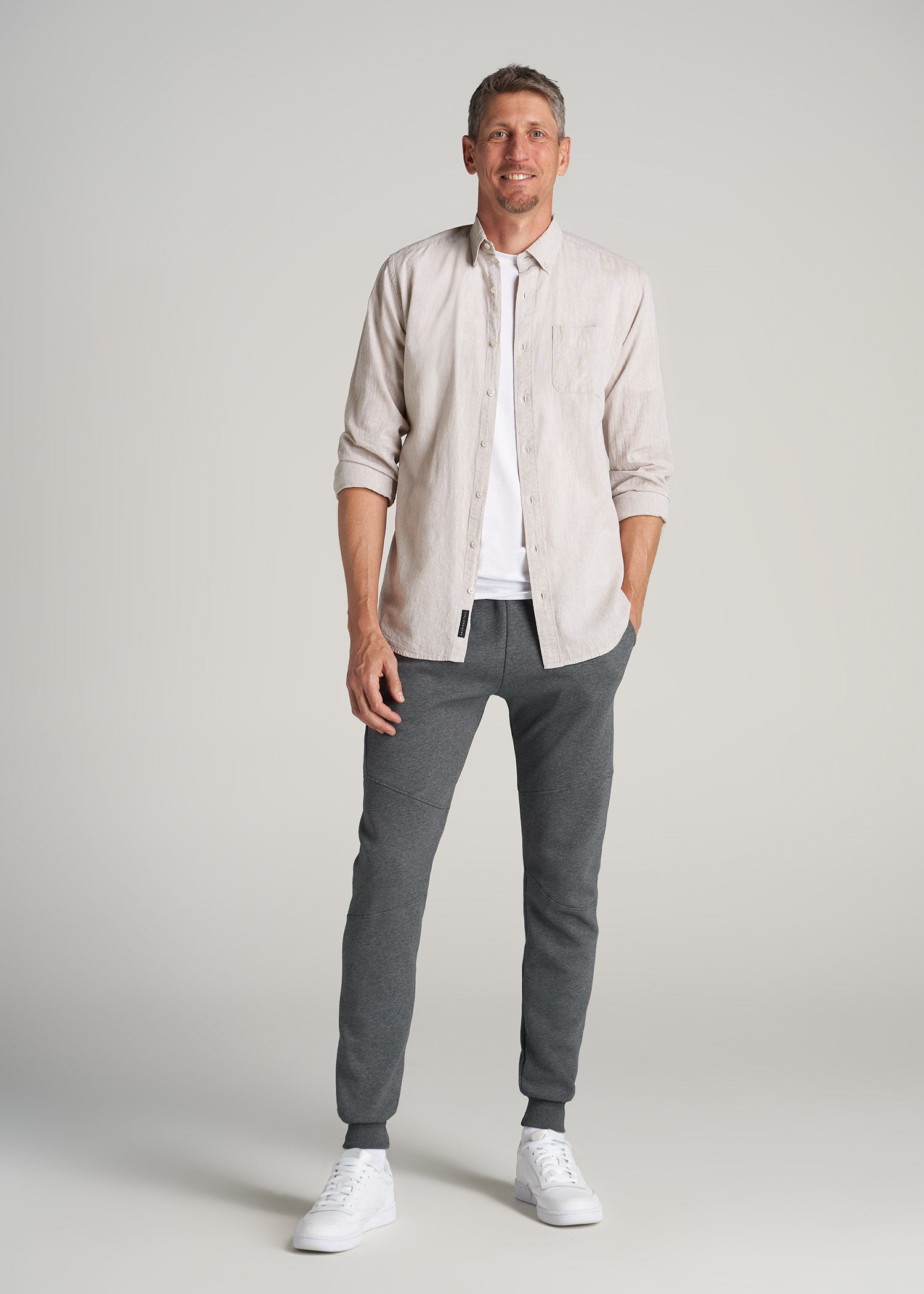 American-Tall-Men-Fleece-Jogger-CharcoalMix-full