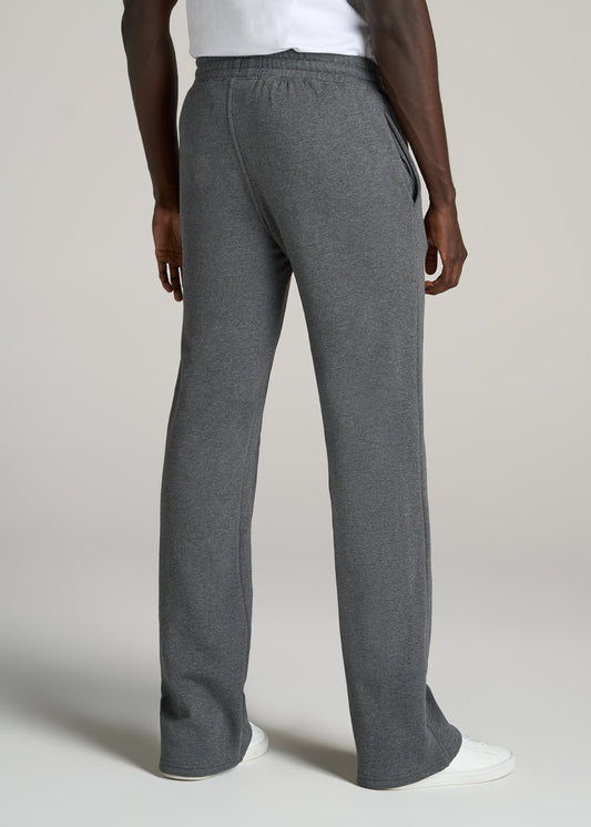    American-Tall-Men-Fleece-Open-Bottom-Sweatpants-Charcoal-Mix-back
