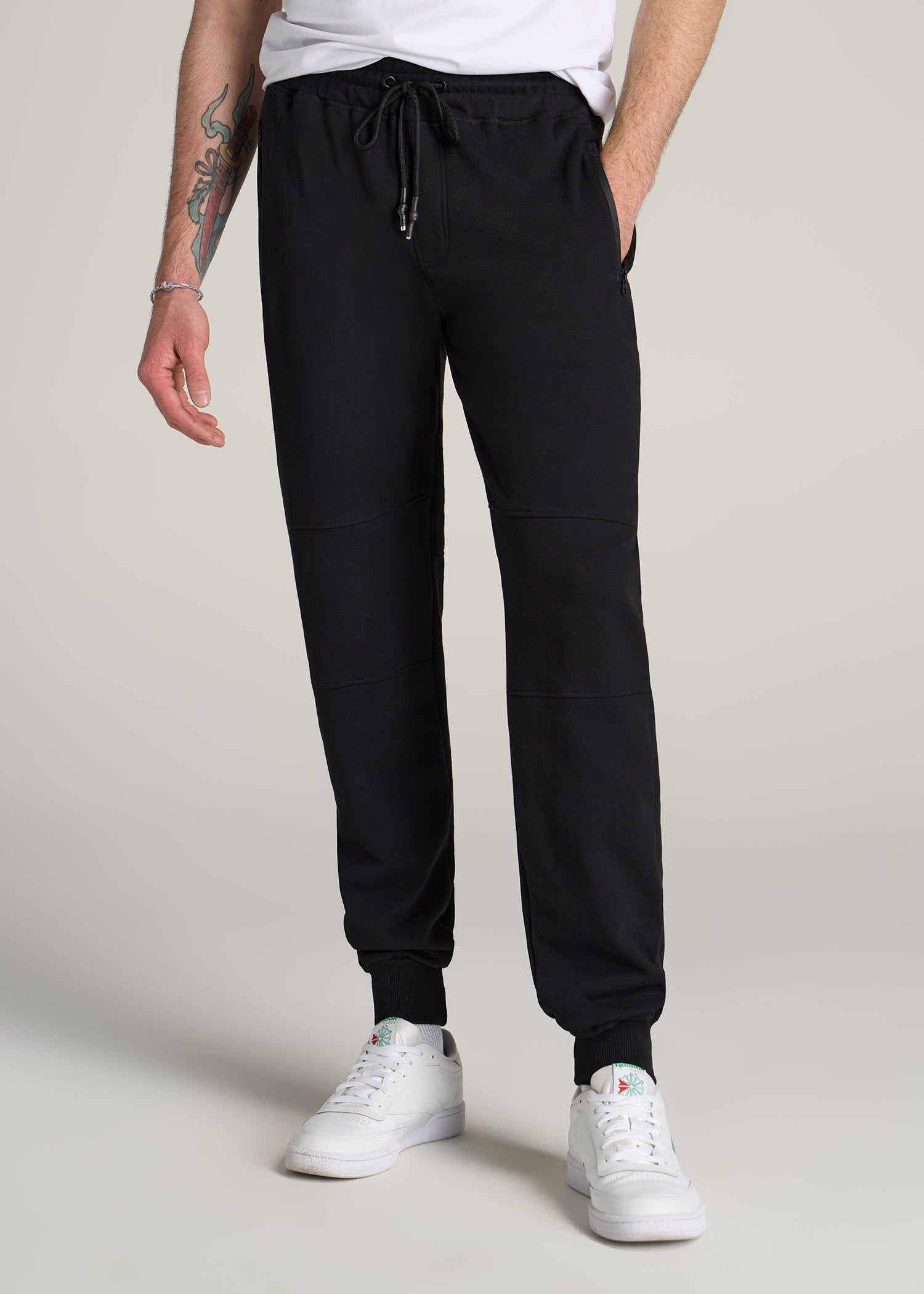 Jogging Bottoms Mens Slim Black Joggers Mens Joggers Polyester