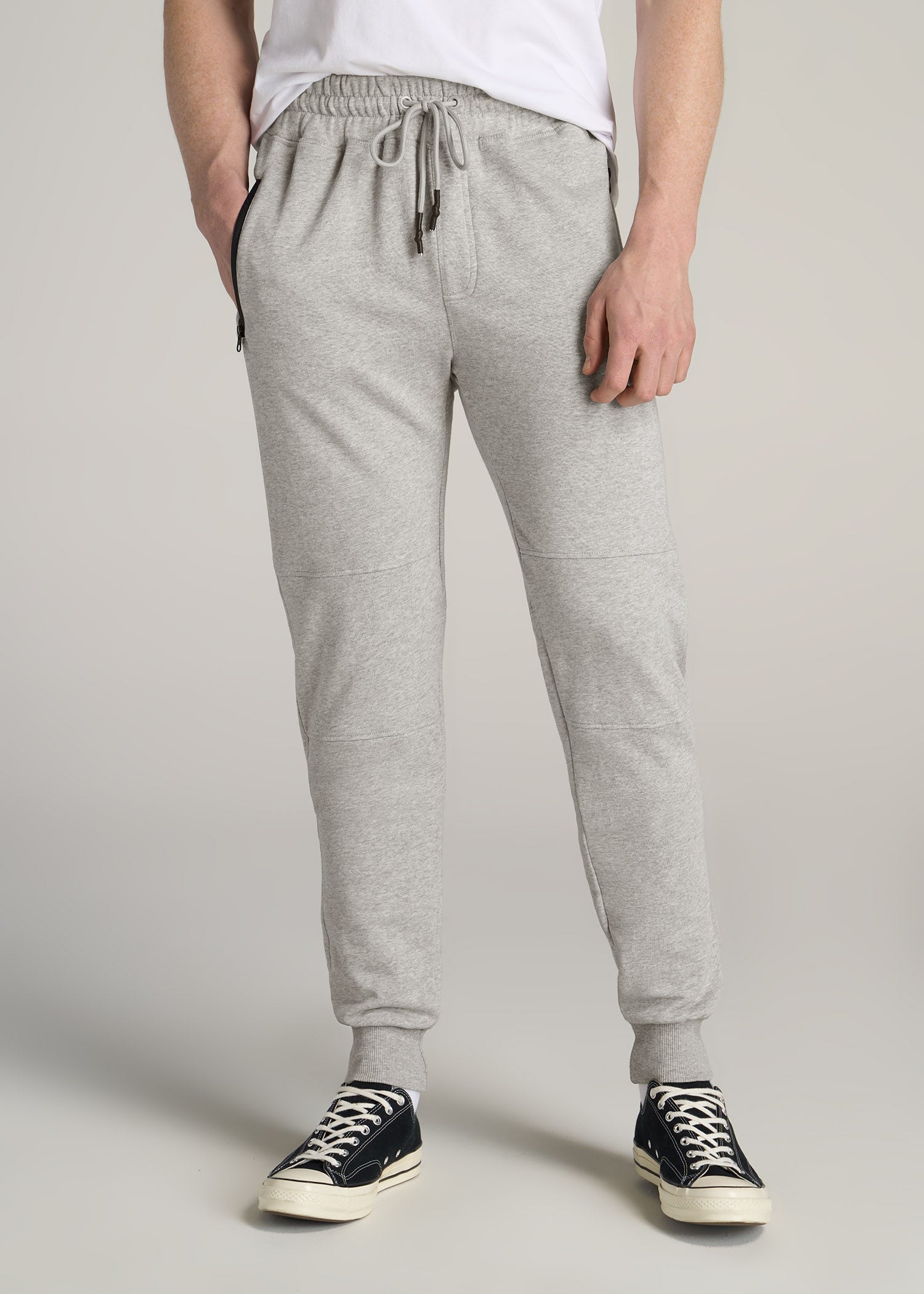 Wearever French Terry Men's Tall Joggers in Grey Mix