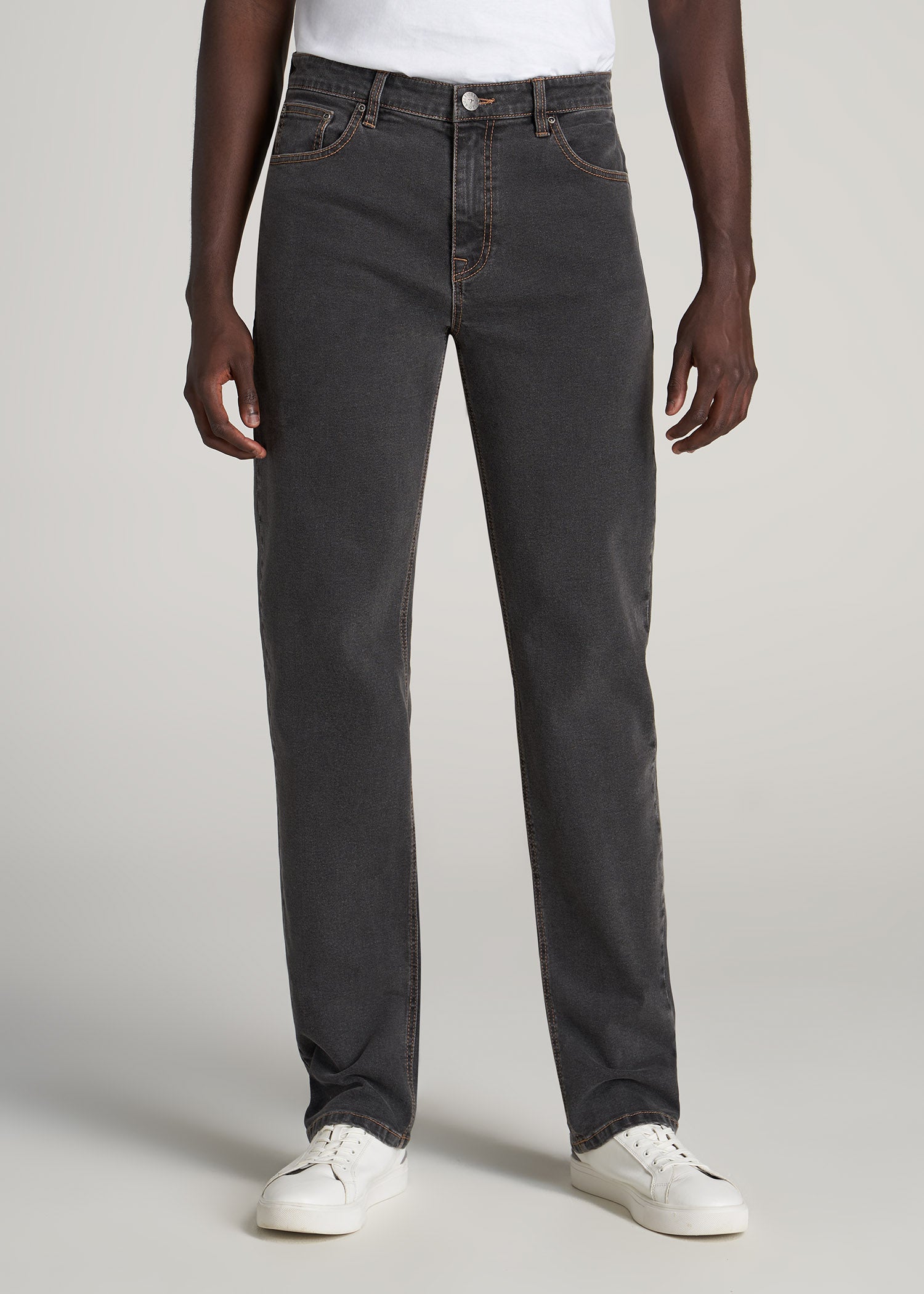 J1 STRAIGHT LEG Jeans for Tall Men in Dark Grey Denim