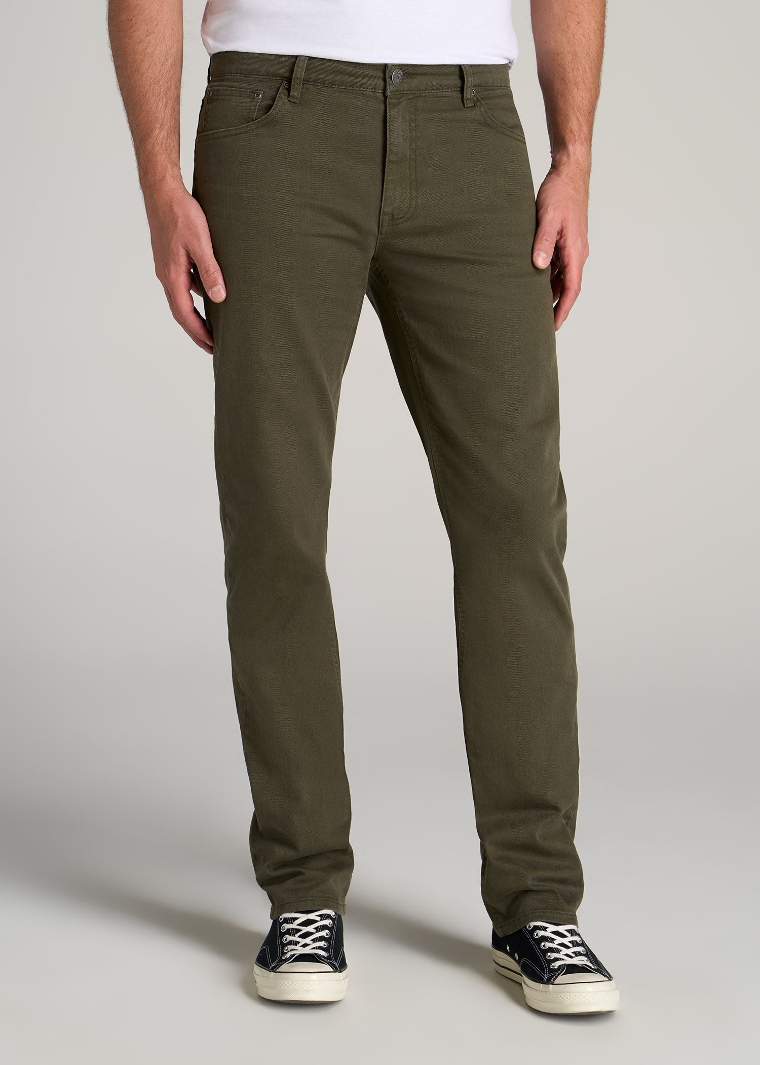 Men's Wrangler Cargo Pants w/ Stretch Relaxed Fit Olive Drab Green