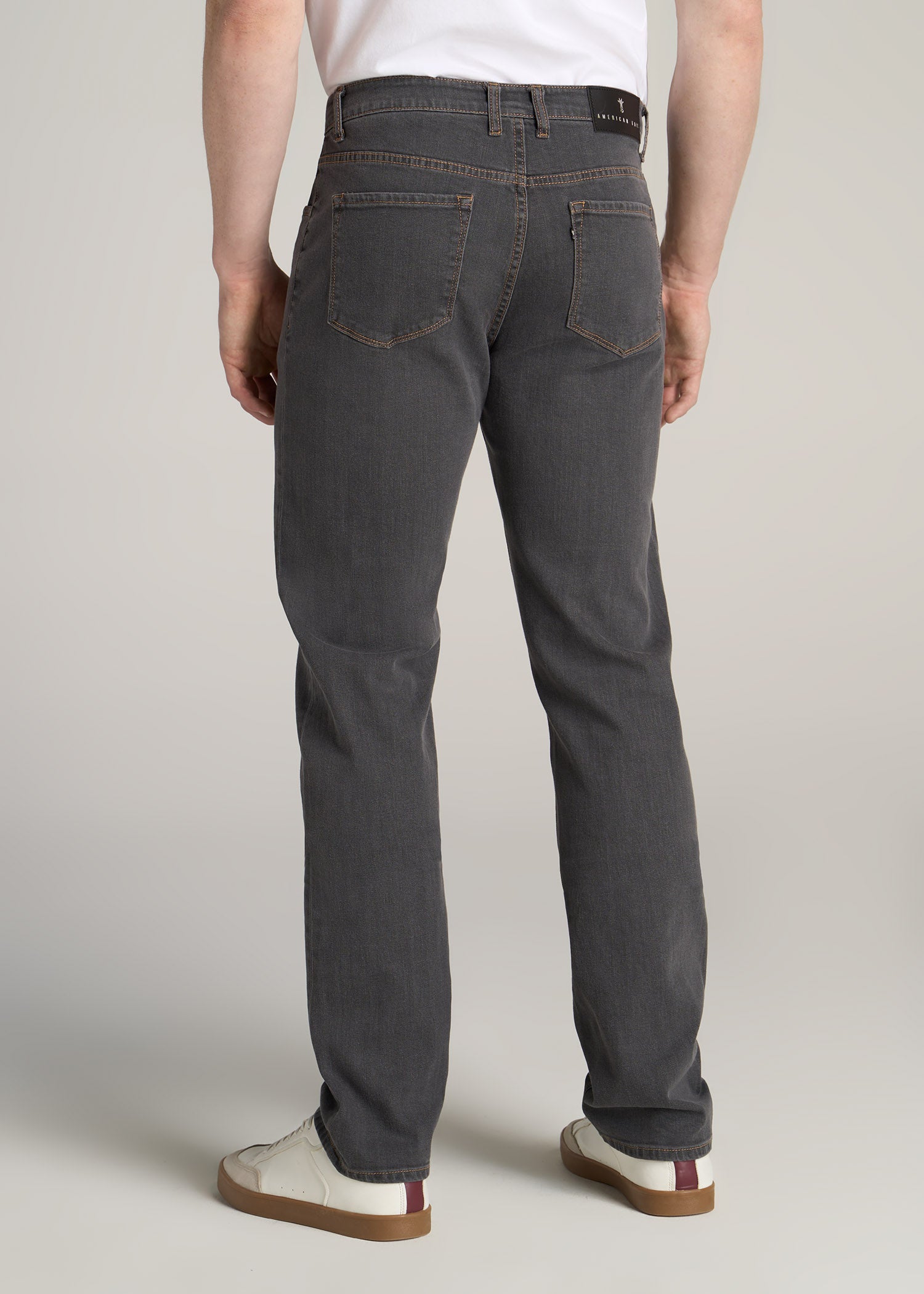 American-Tall-Men-J1-Straight-Leg-Jeans-Grey-back