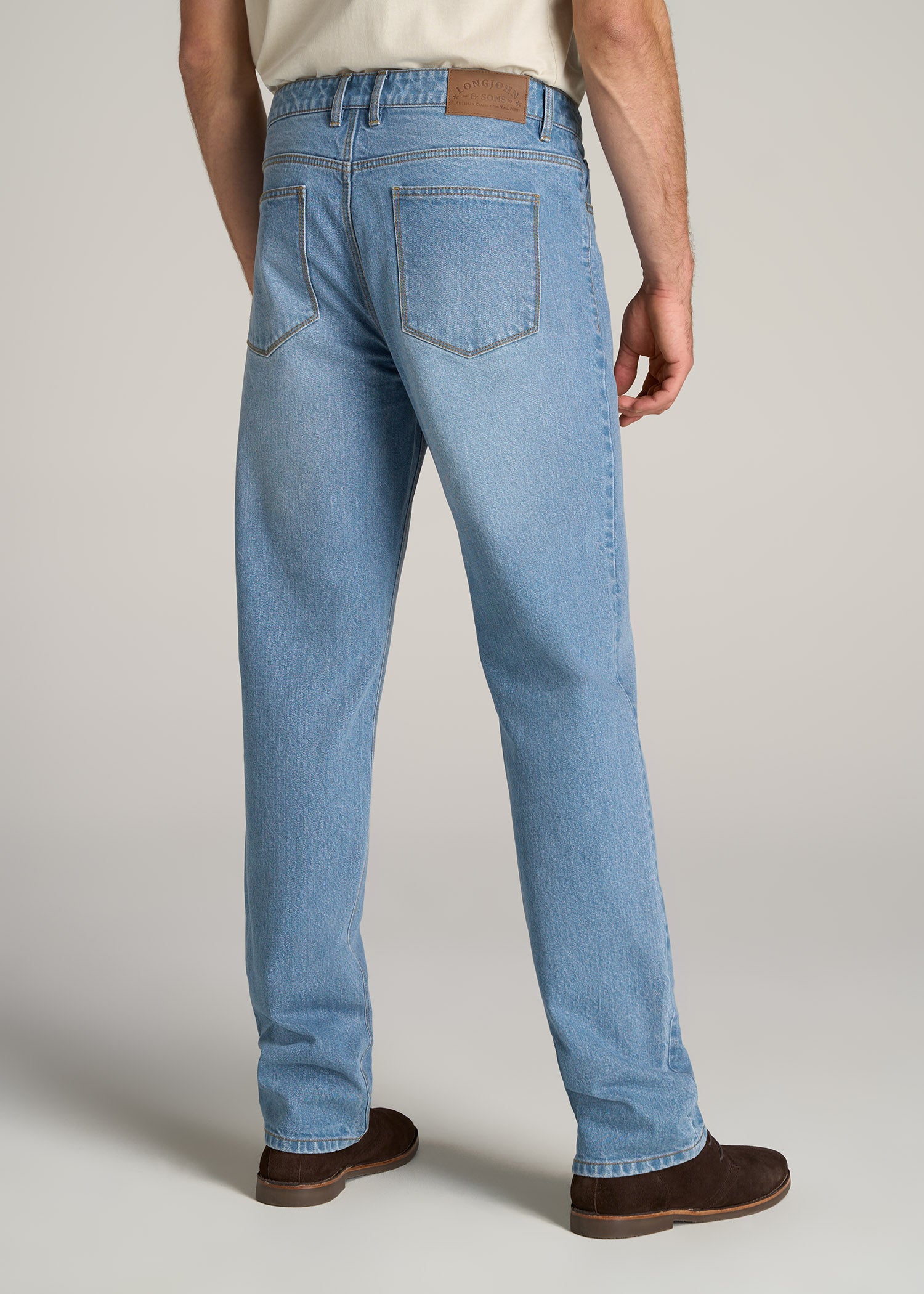 American-Tall-Men-LJ-Jeans-Straight-Leg-Stone-Wash-Light-Blue-back
