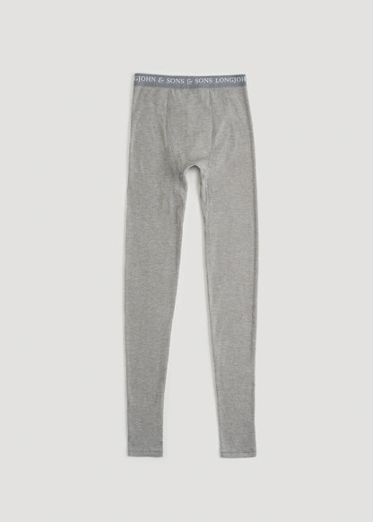       American-Tall-Men-LJ-Long-Underwear-Bottoms-GreyMix-Back