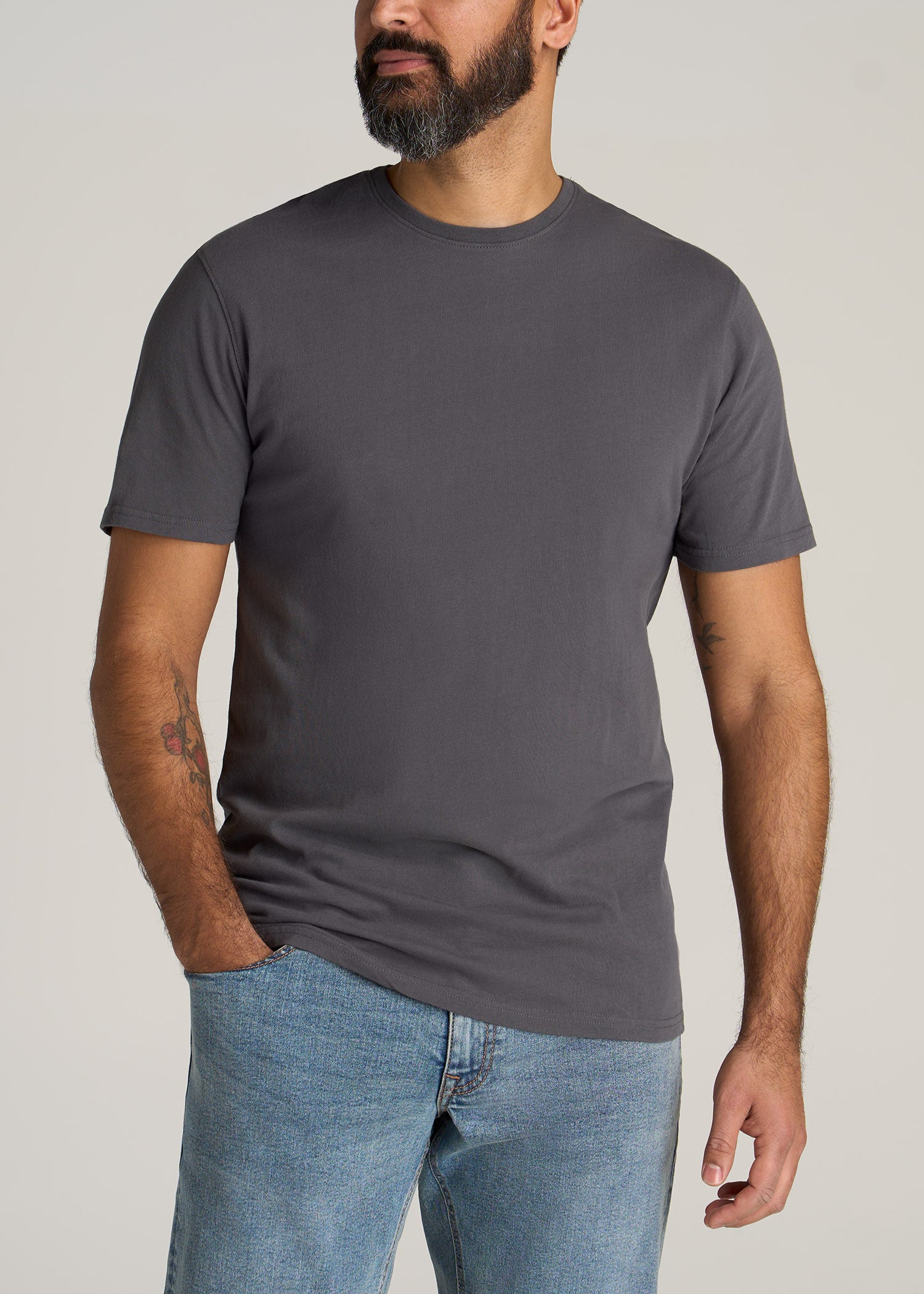 Mens short sleeve crew neck Classic T-Shirt