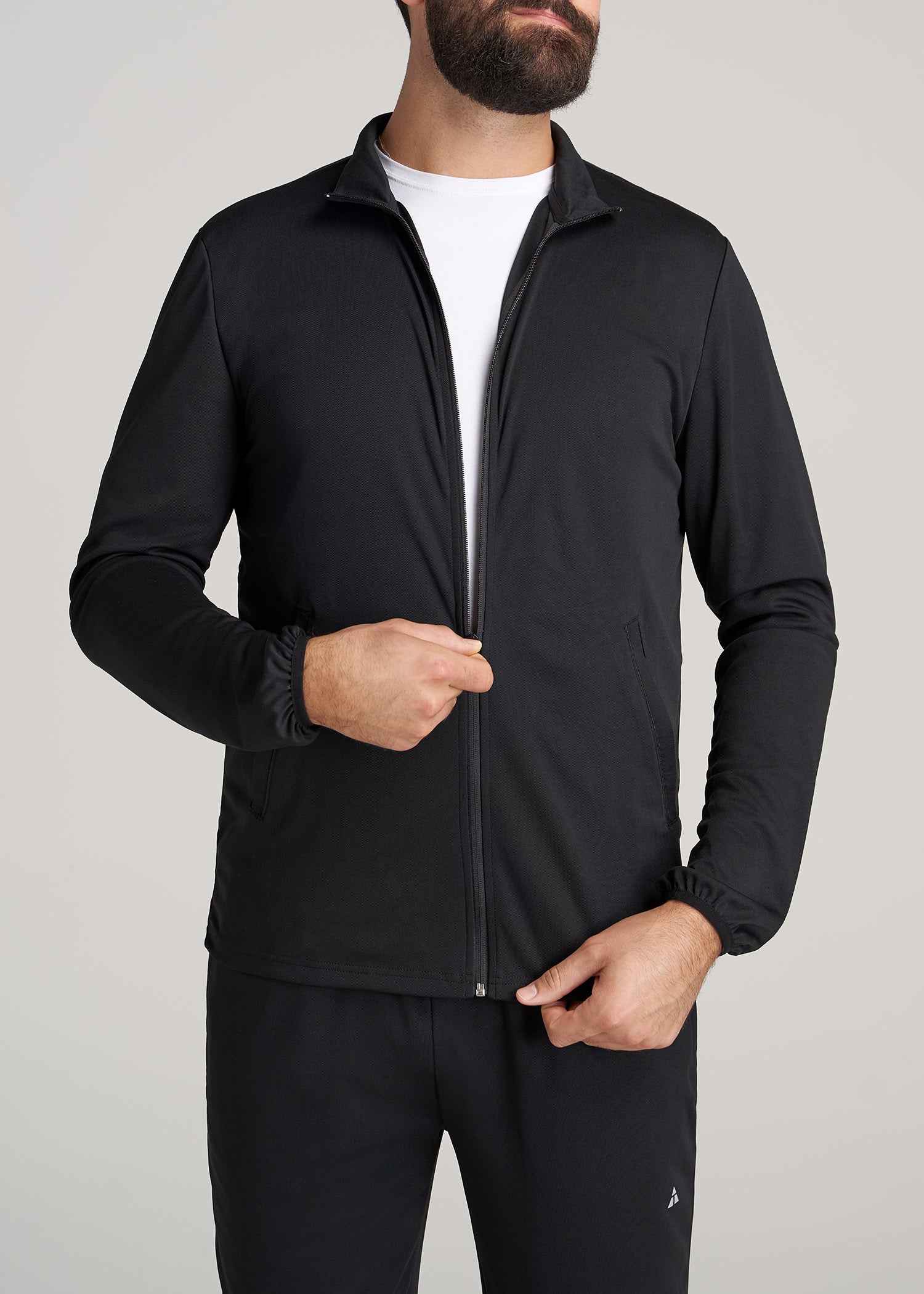 A.T. Performance Light Weight Jacket in Black - Tall Men's Jacket