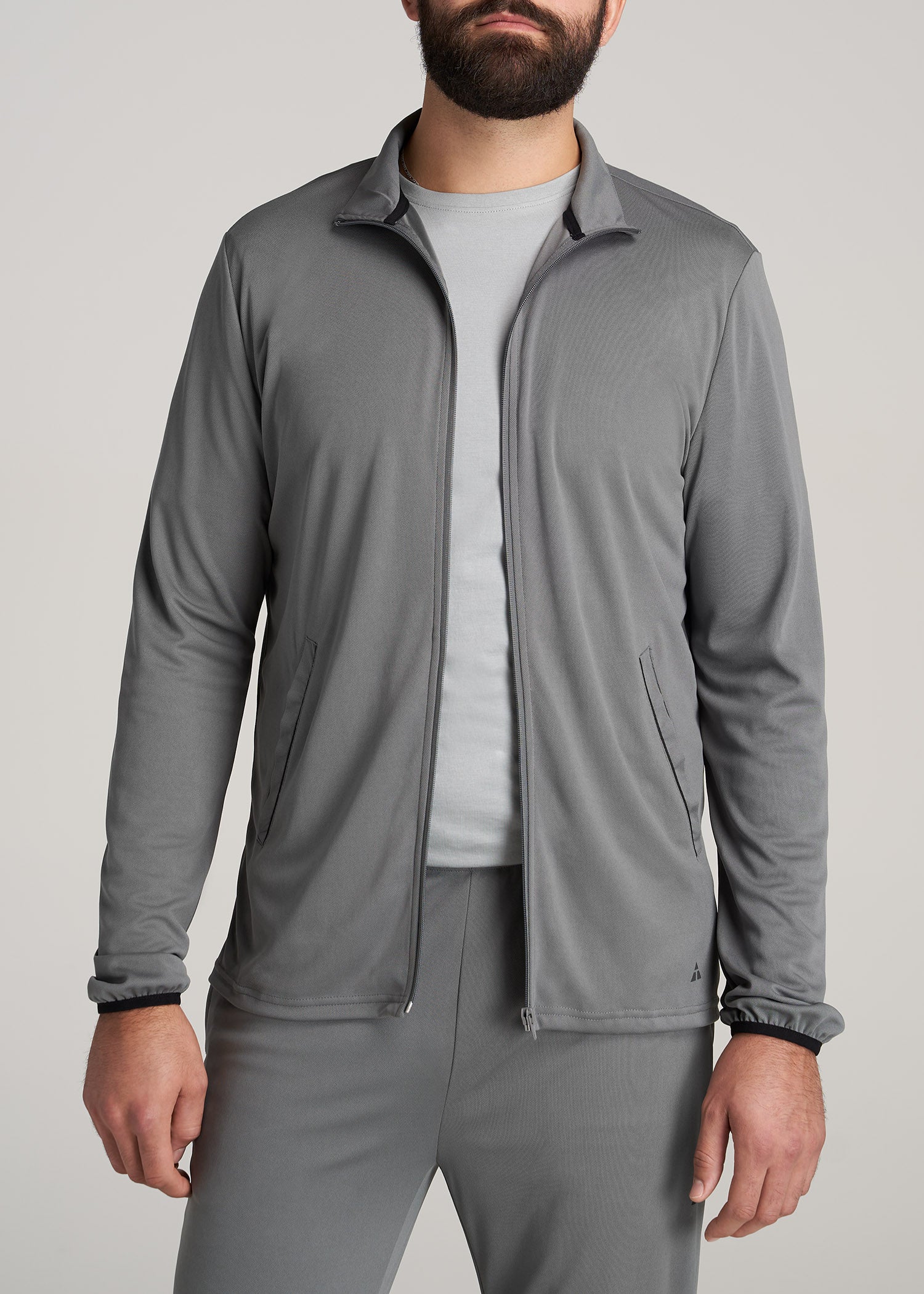 A.T. Performance Light Weight Jacket in Charcoal - Tall Men's Jacket