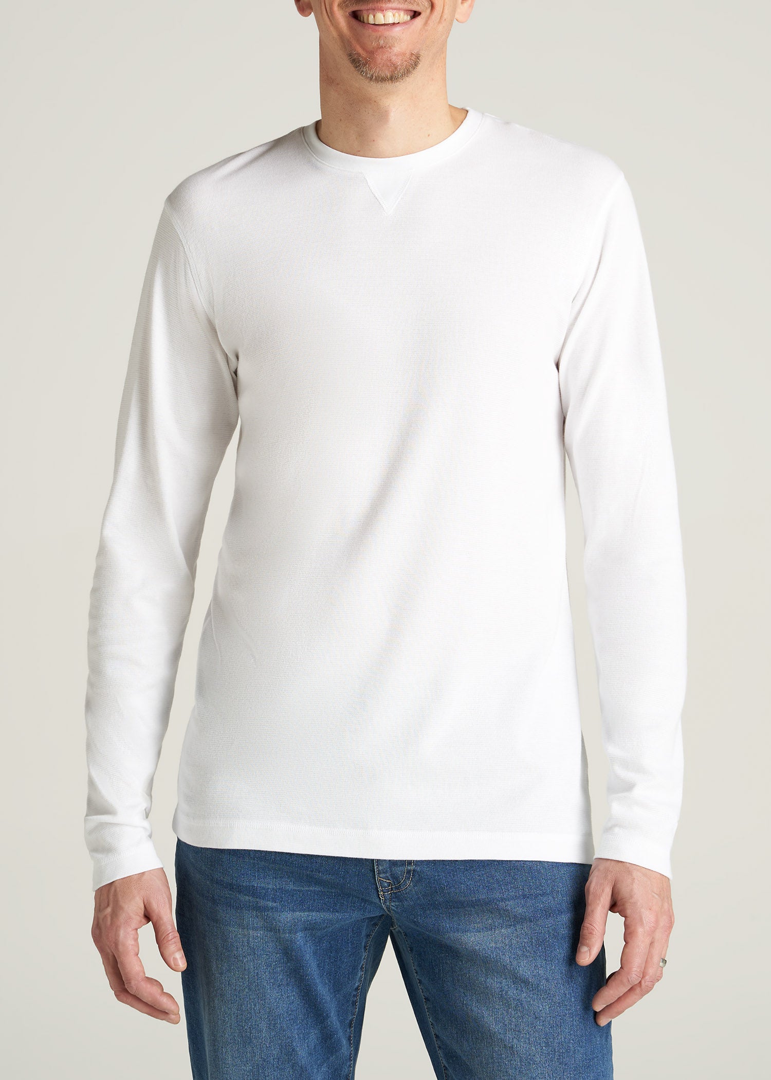 American Tall Fitted Ribbed Long Sleeve Tee