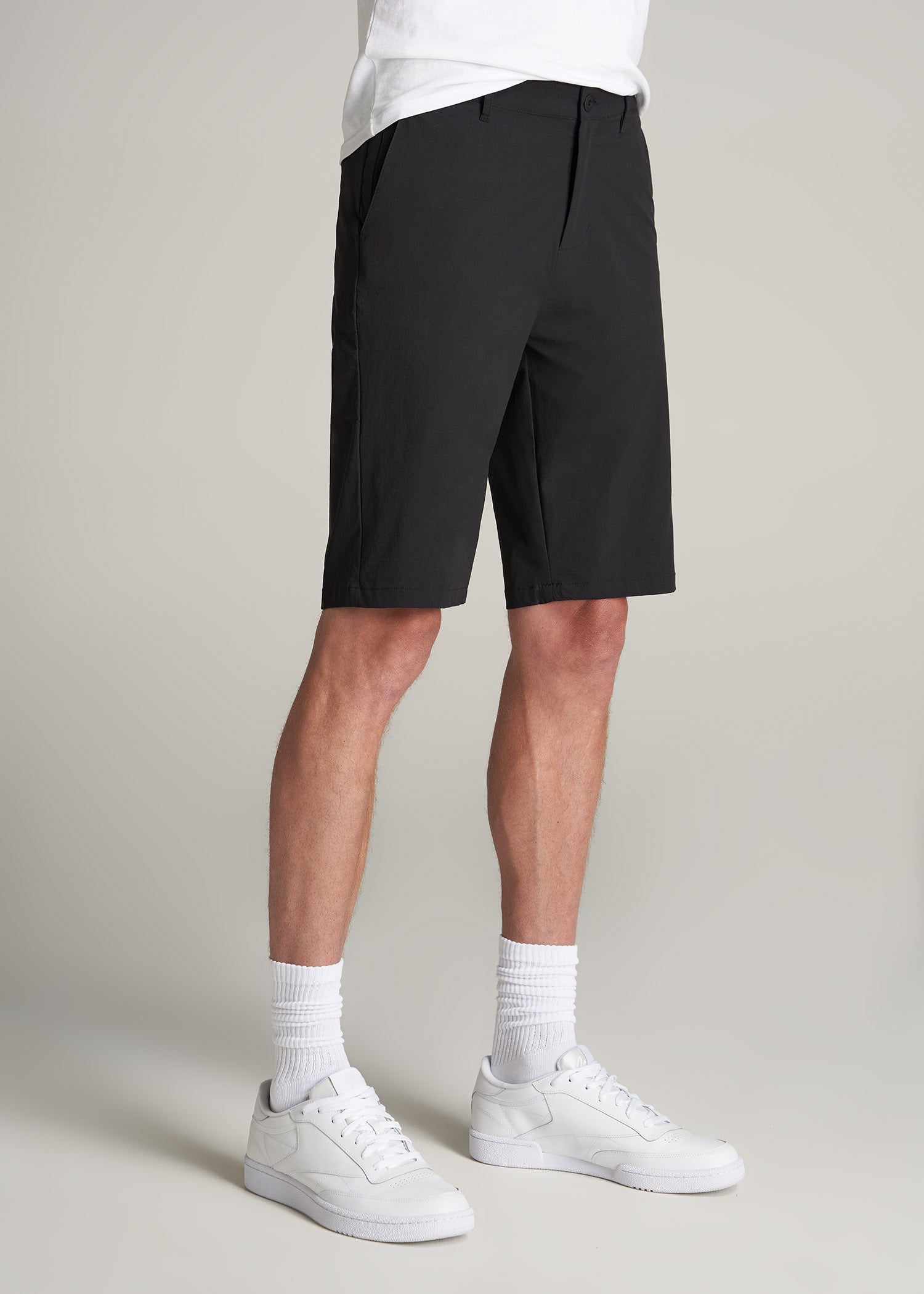 American-Tall-Men-PremiumHybrid-Short-Black-side