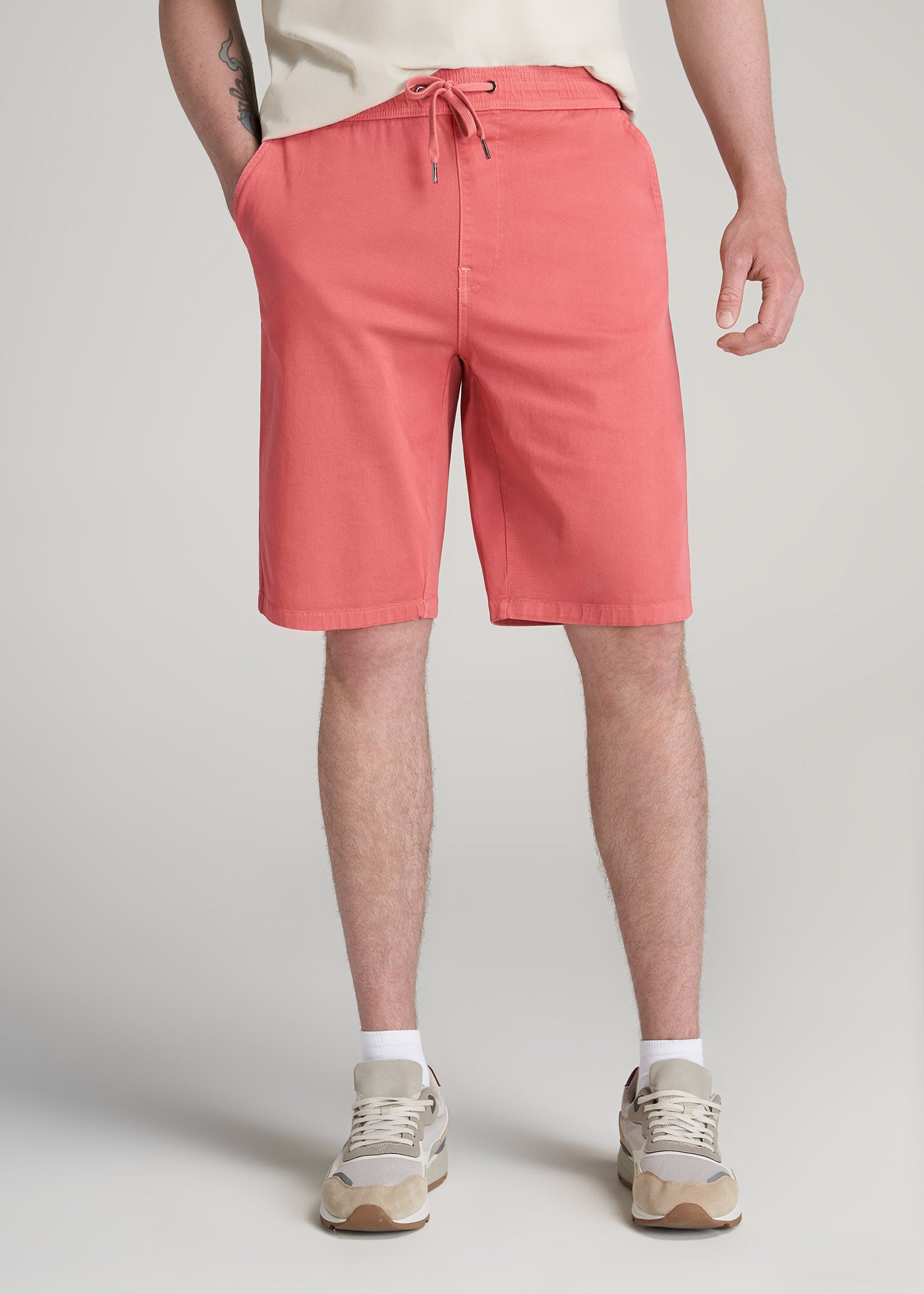 Canyon Red Pull-On Stretch Twill Short