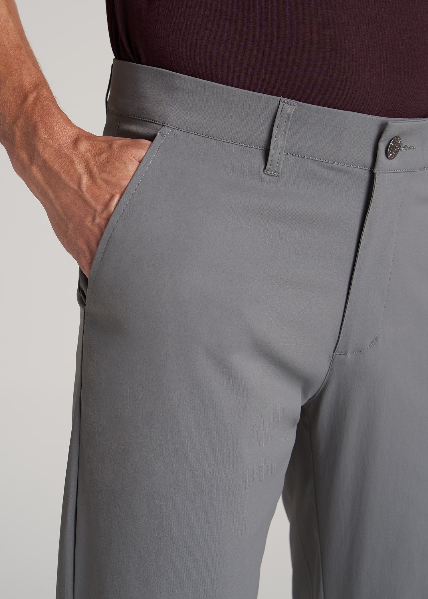 American-Tall-Men-Traveler-Chino-Pants-Charcoal-detail