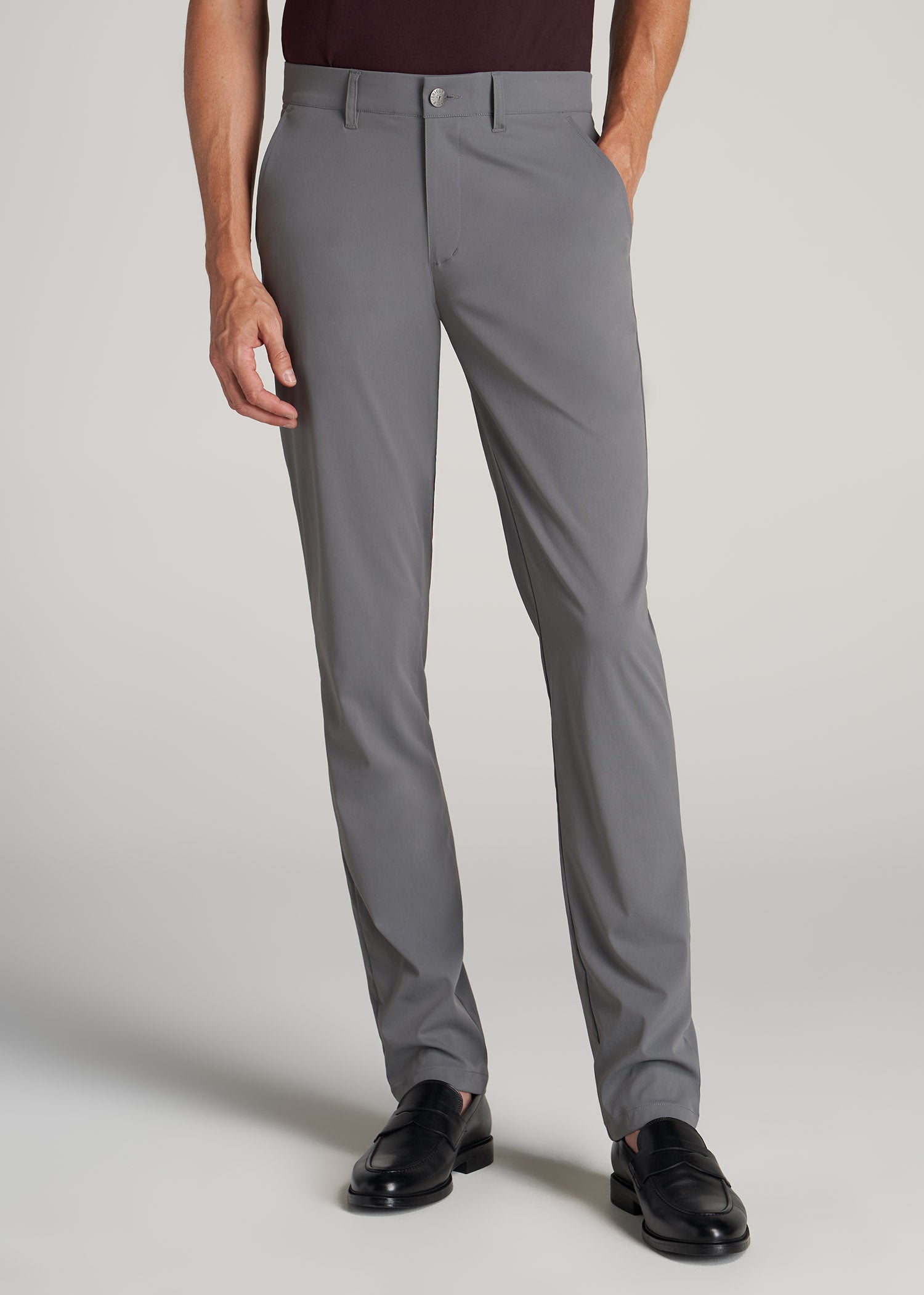 American-Tall-Men-Traveler-Chino-Pants-Charcoal-front