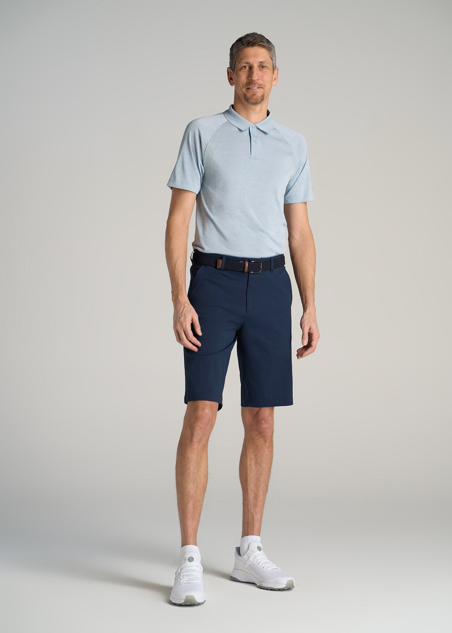 American-Tall-Men-Traveler-Chino-Shorts-Marine-Navy-full