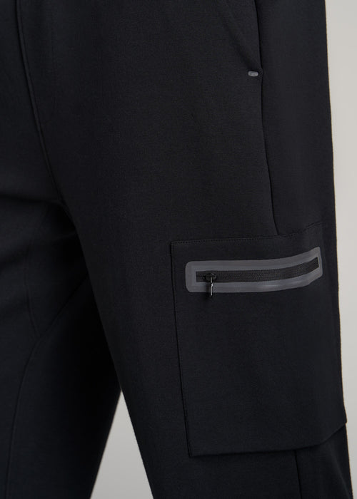 American-Tall-Men-Utility-Jogger-Black-detail