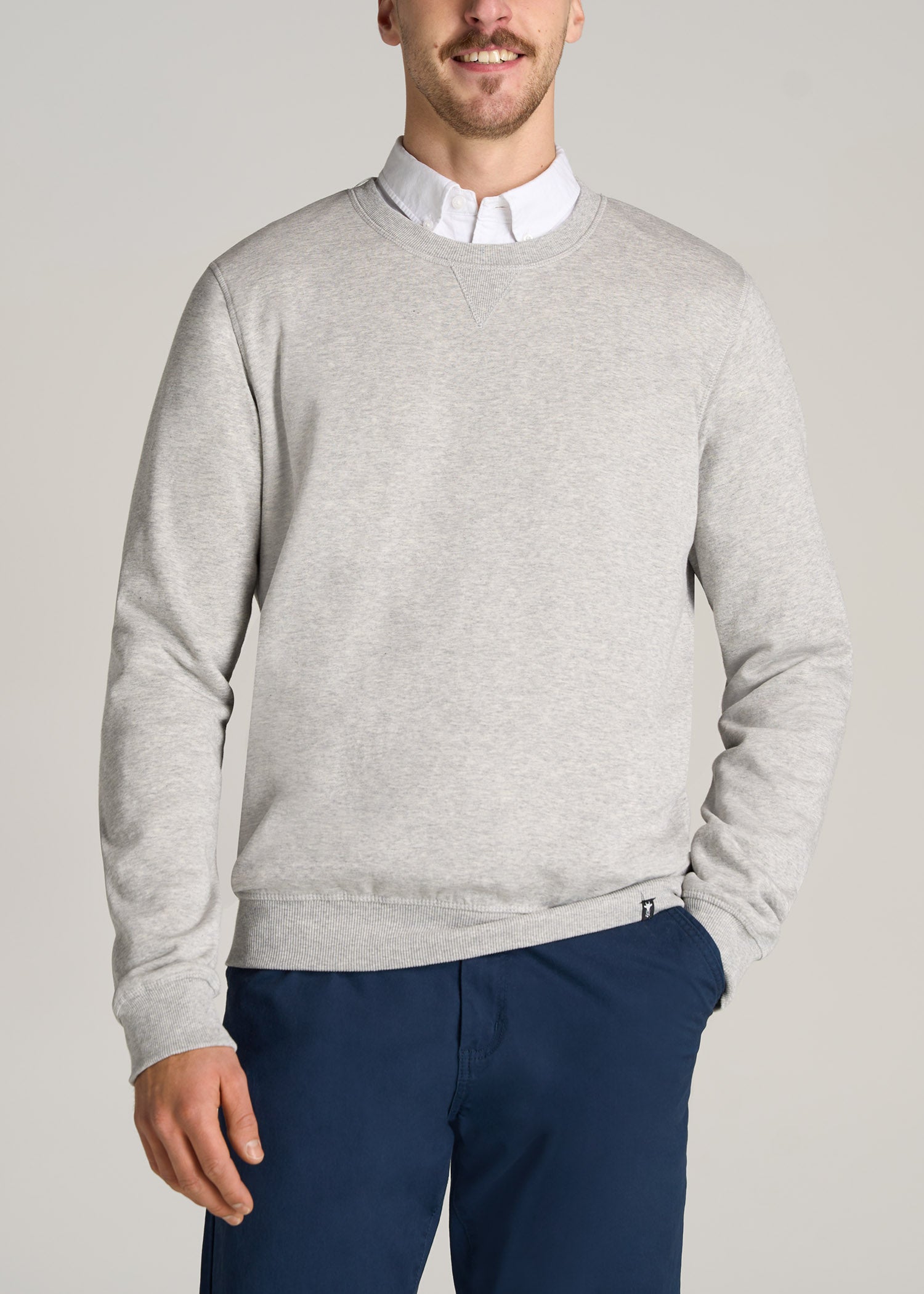 http://americantall.com/cdn/shop/products/American-Tall-Men-Wearever-Fleece-Crewneck-Sweatshirt-Grey-Mix-front.jpg?v=1672862612