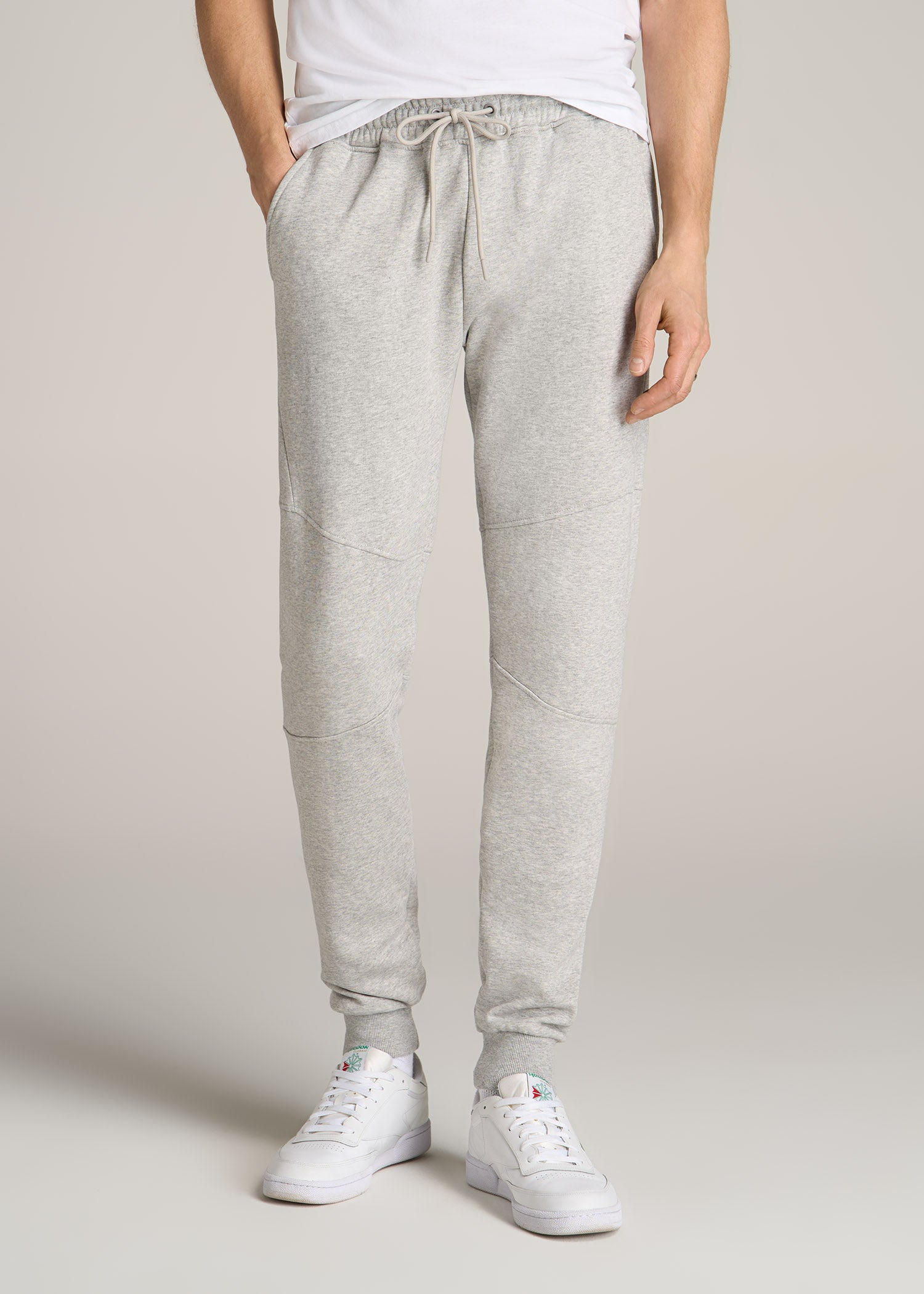 Performance Jogger - Long, Tall Pale Grey Joggers
