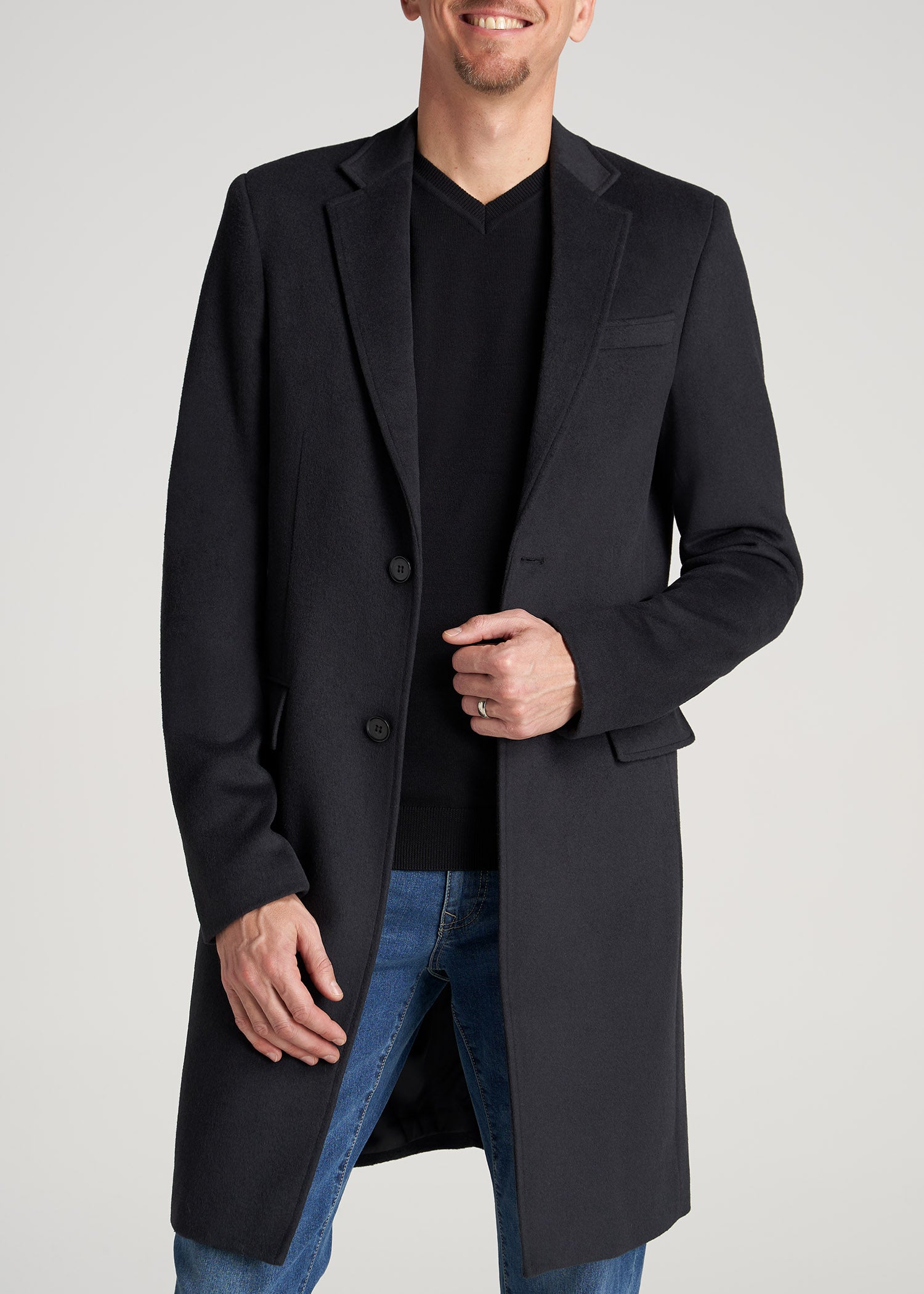 Wool Coat for Tall Men