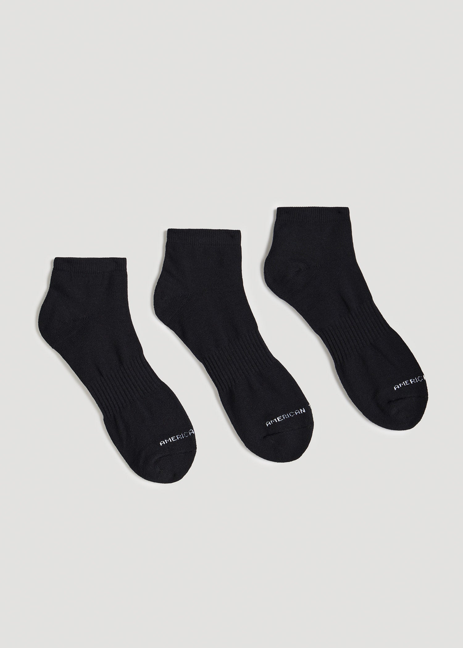 American-Tall-Mens-Athletic-Low-Ankle-Socks-X-Large-Size-14-17-Black-3-Pack-back