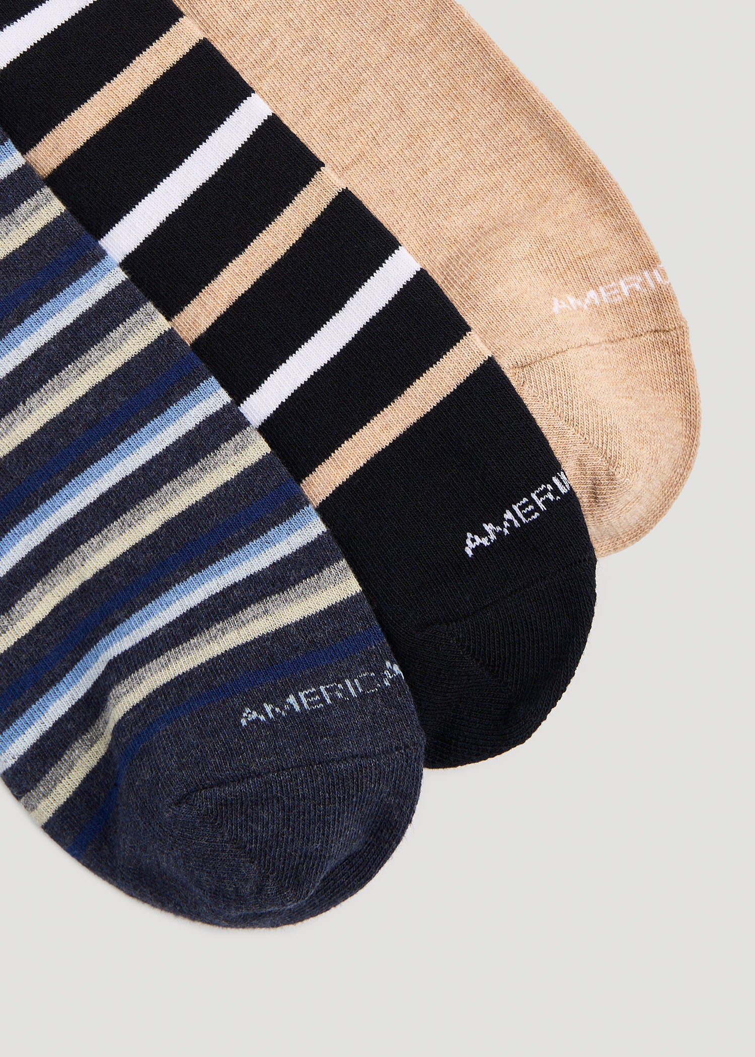 American-Tall-Mens-XL-Dress-Socks-Size-14-17-3-Pack-E-Detail