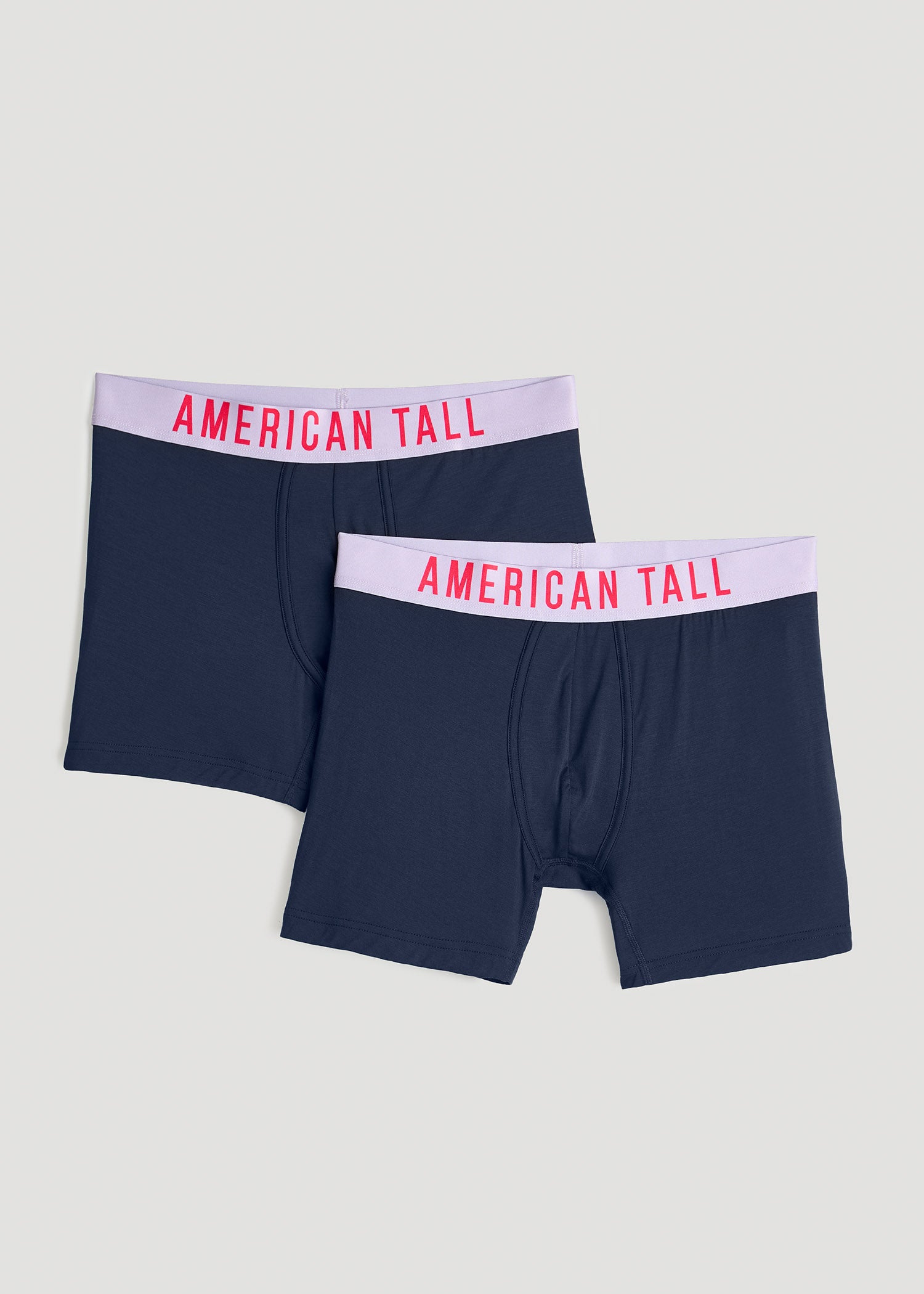 Micro Modal Extra-Long Boxer Briefs in Navy (2-Pack)
