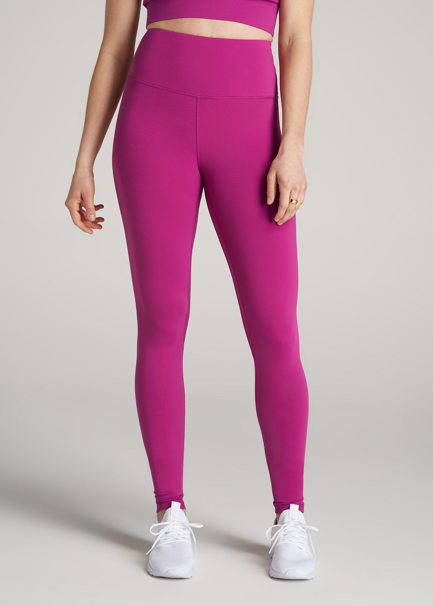 AT Balance High-Rise Leggings for Tall Women in Pink Orchid