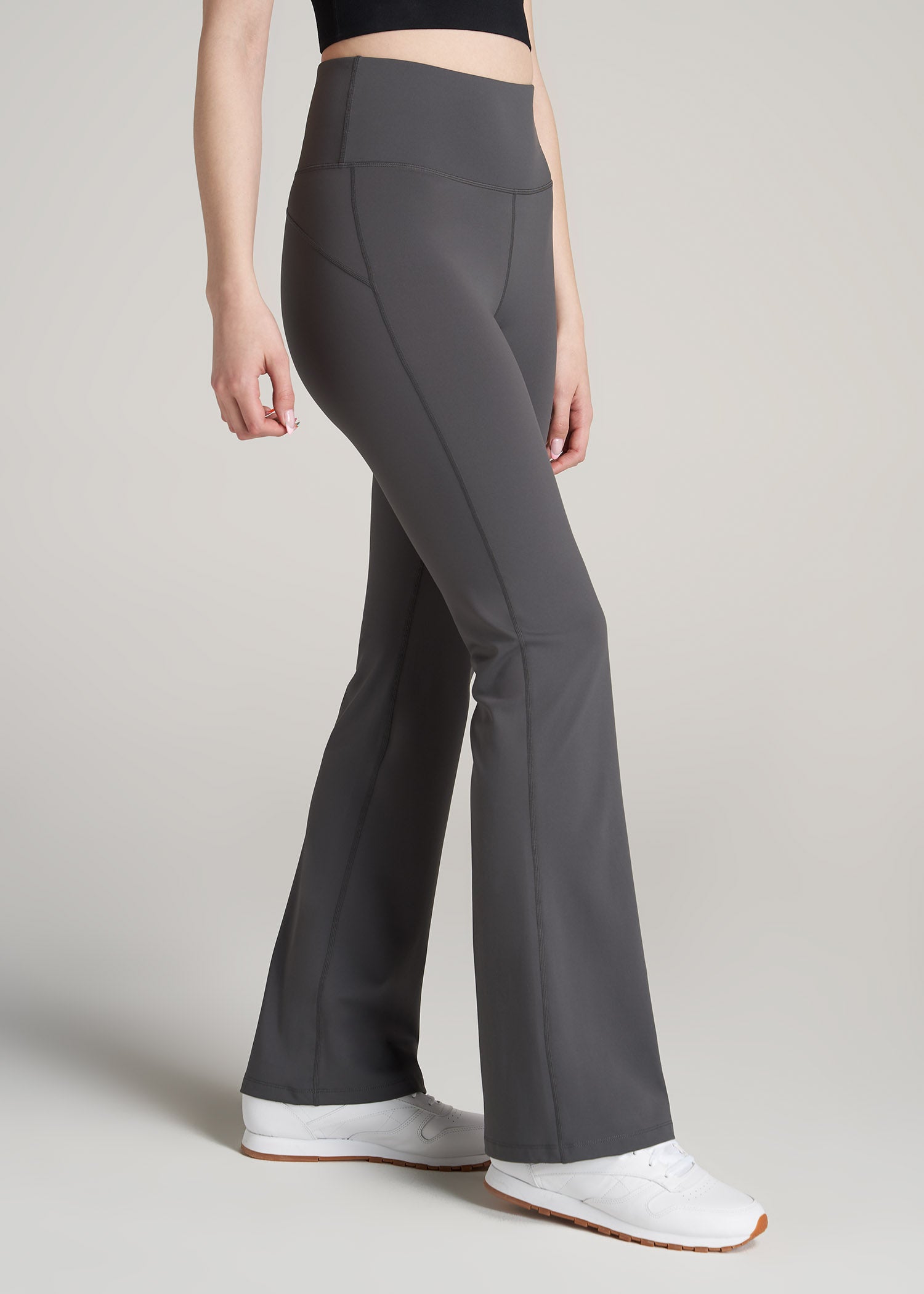 American-Tall-Women-Balance-OpenBottom-Yoga-Pant-Charcoal-side