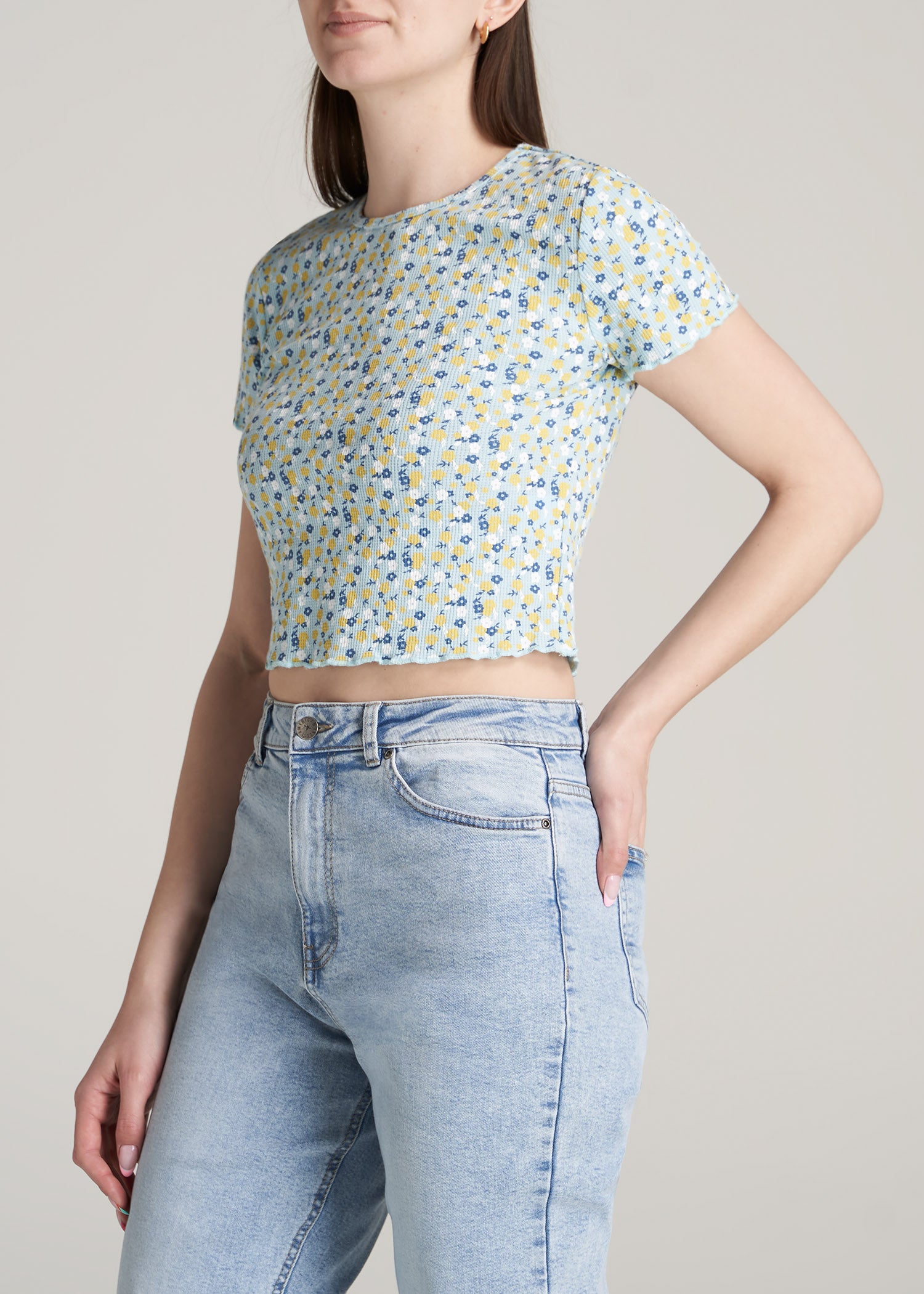 American-Tall-Women-CroppedWaffle-Tee-CorydalisBlueFloral-side
