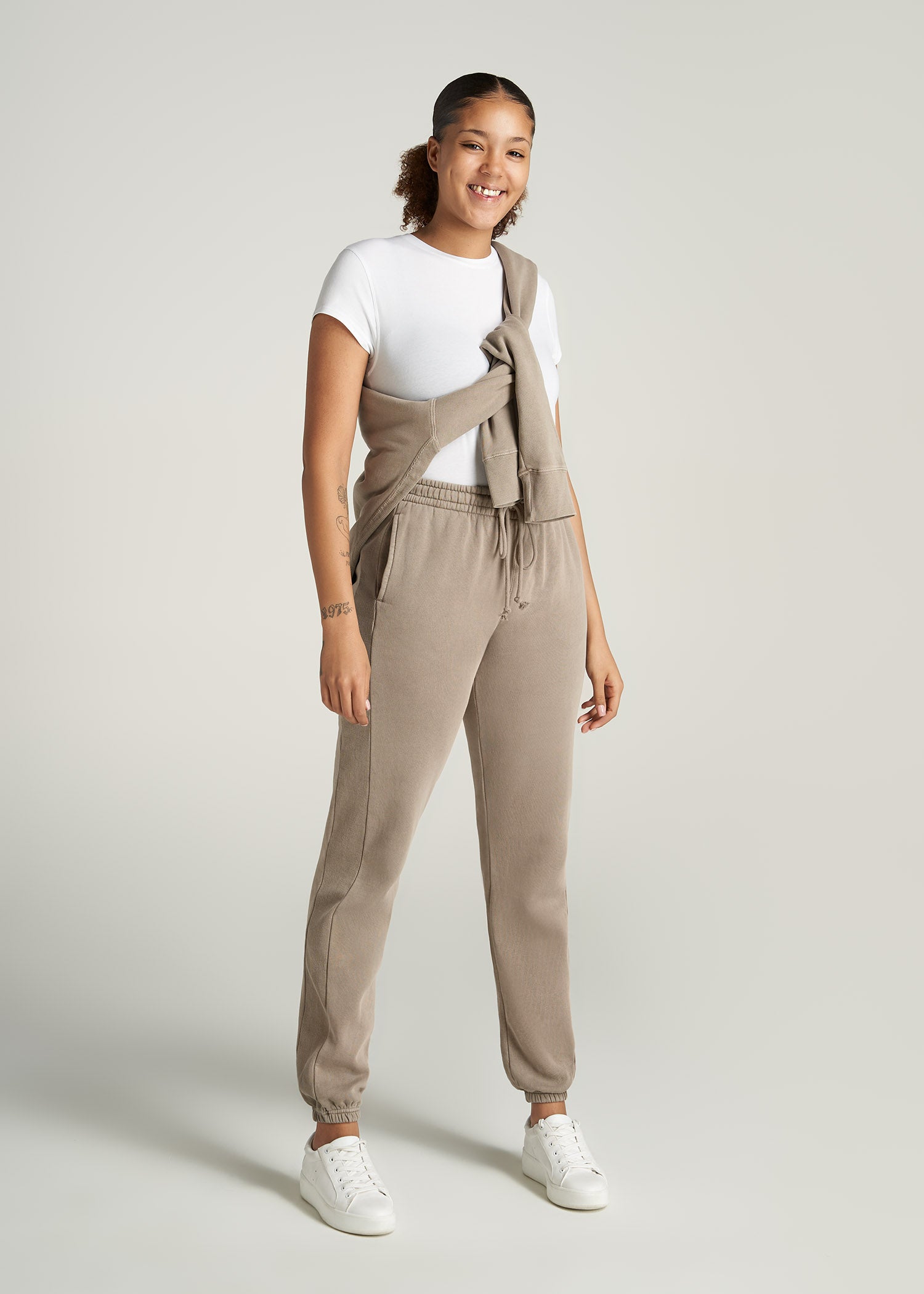 American-Tall-Women-GarmentDye-Sweatpants-Khaki-full
